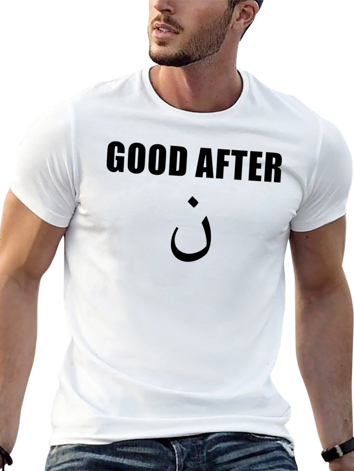Good After Noon T-Shirt - Black Graphic Tee