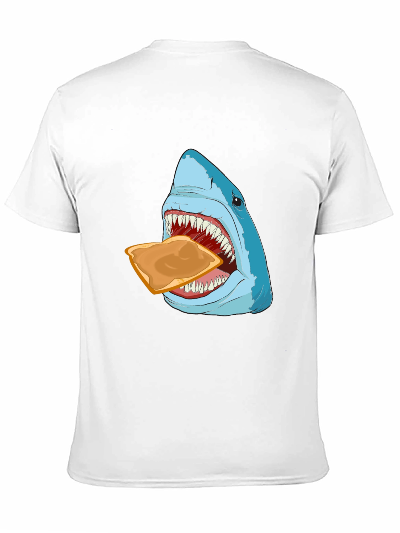 Shark Eating Toast Graphic Tee