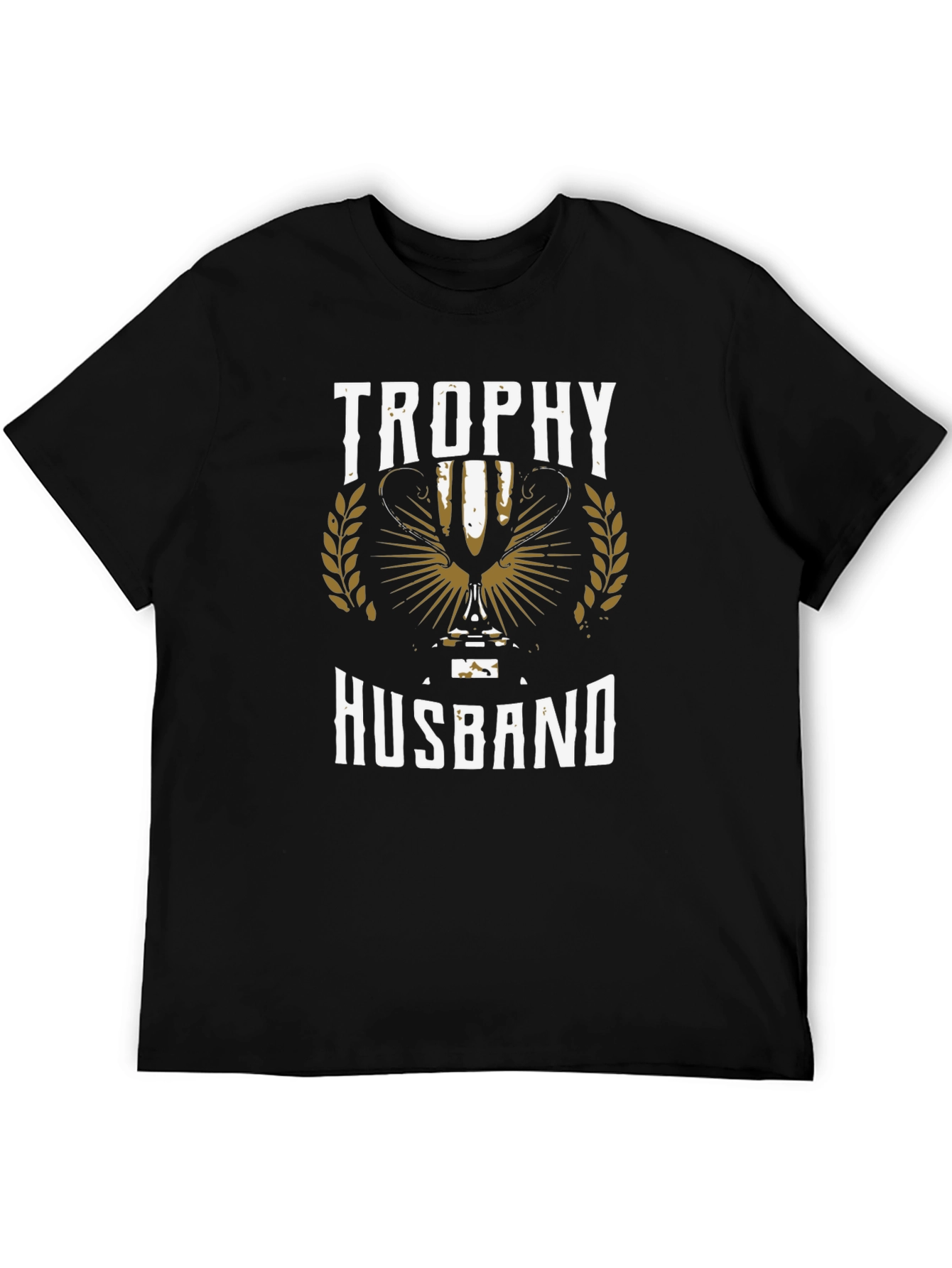 Trophy Husband Graphic Tee - Black