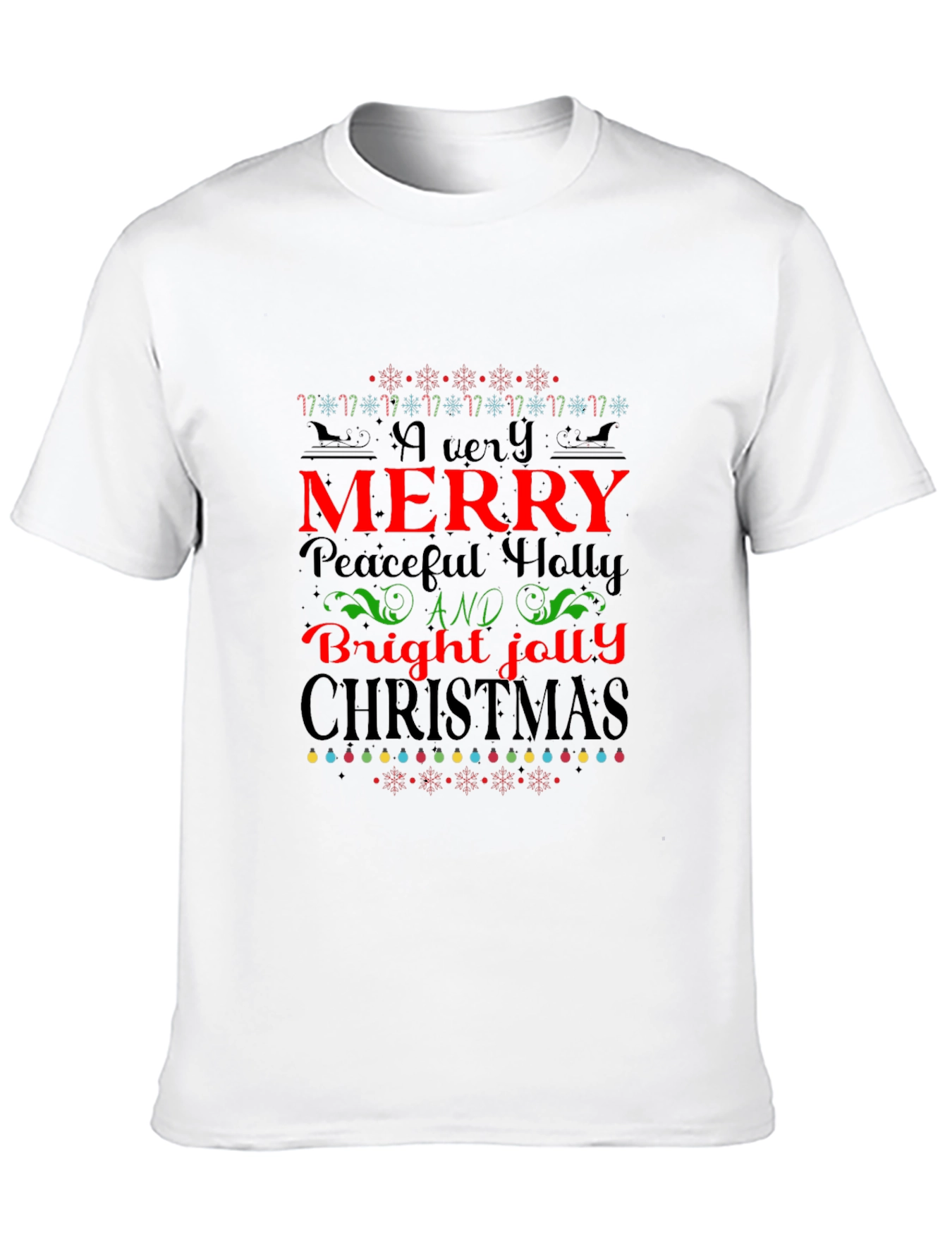 Festive Christmas Graphic T-Shirt for Holiday Cheer