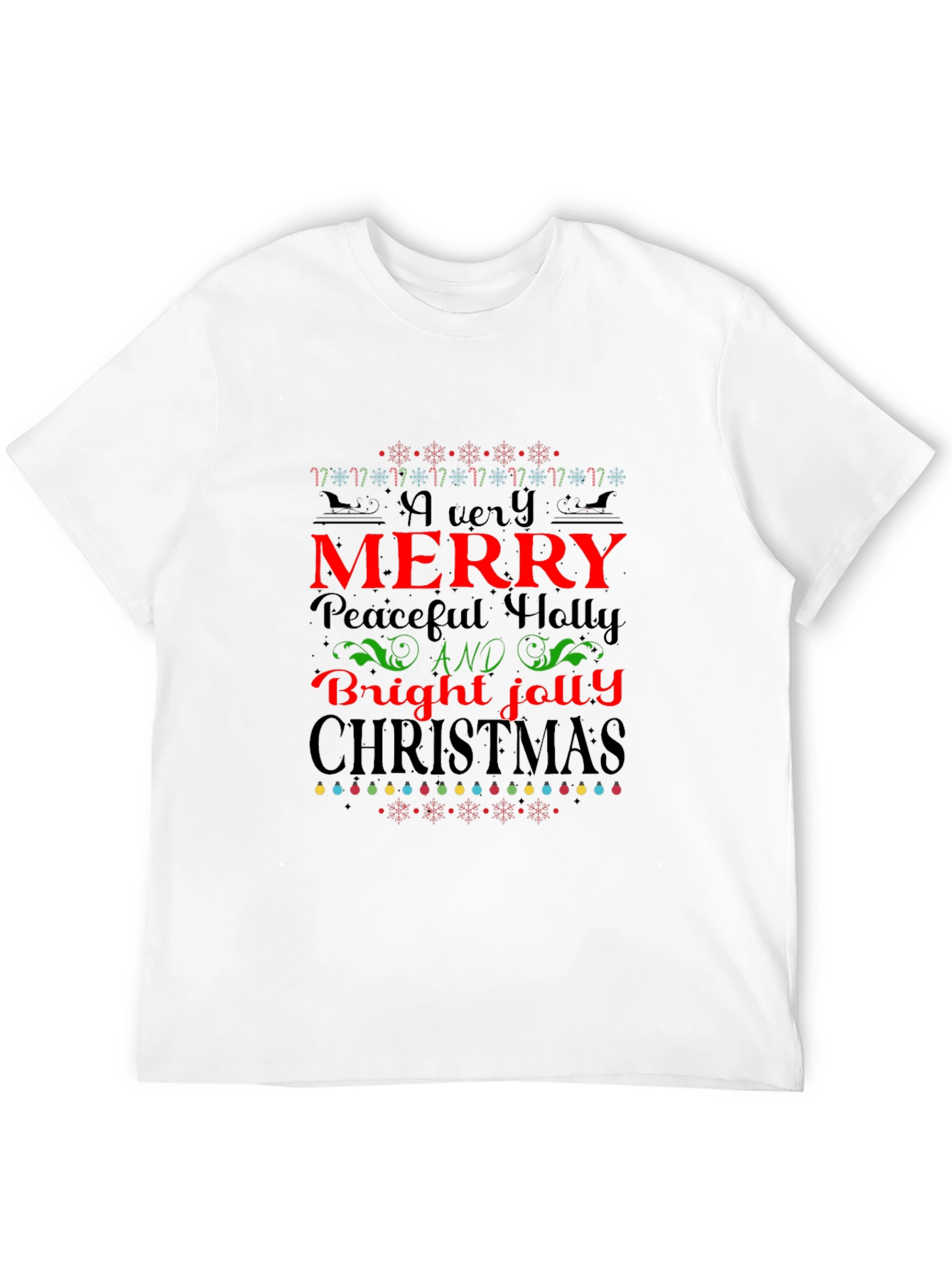 Festive Christmas Graphic T-Shirt for Holiday Cheer