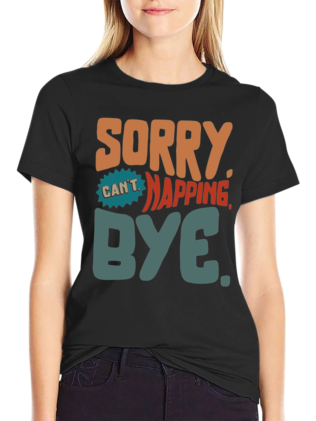 Sorry Cant Napping Bye T-Shirt