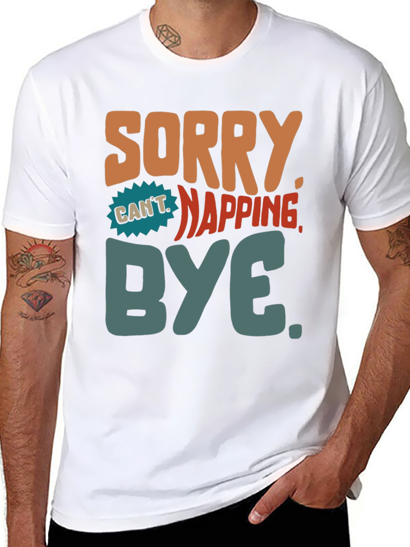Sorry Cant Napping Bye T-Shirt