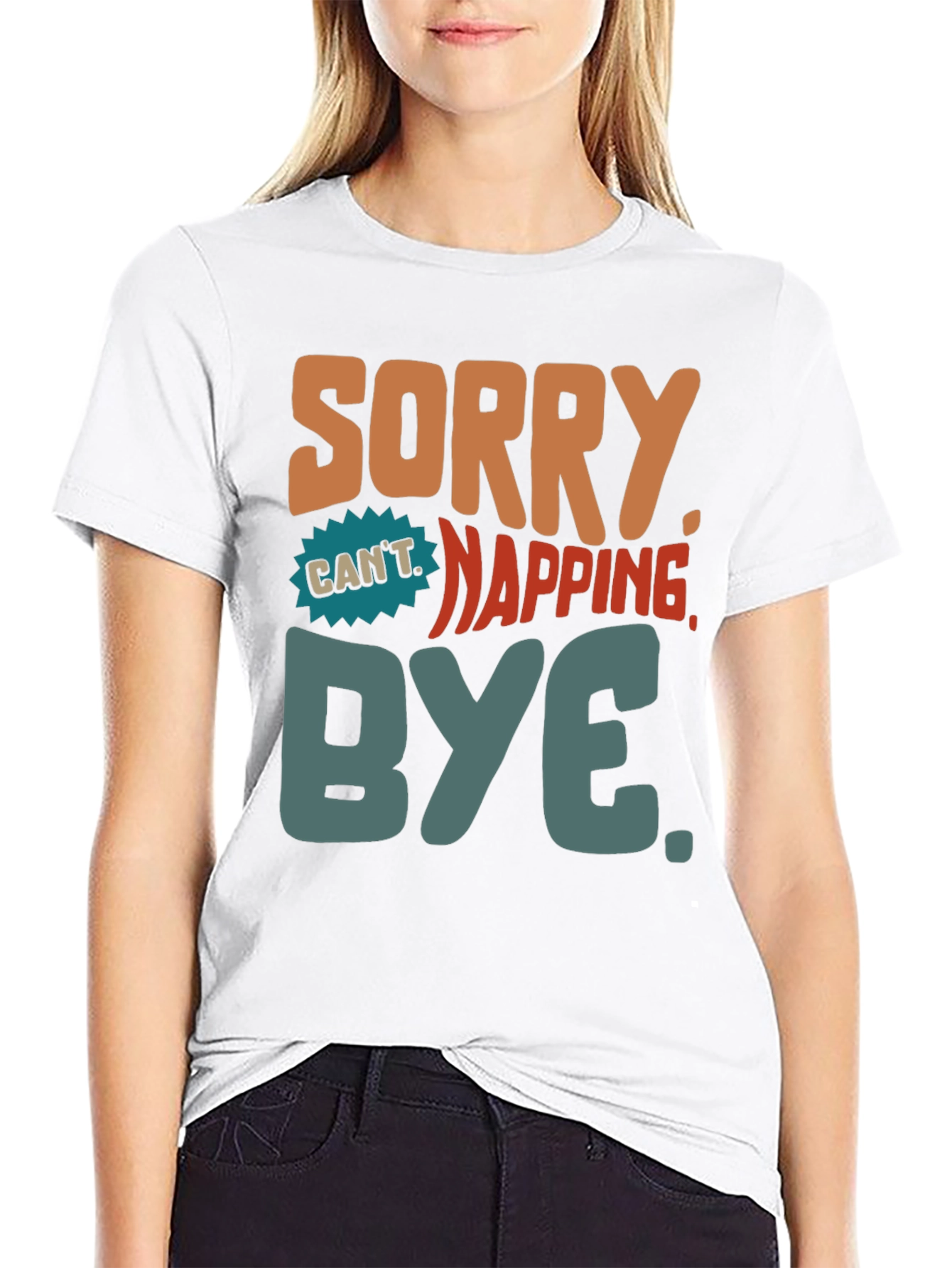 Sorry Cant Napping Bye T-Shirt