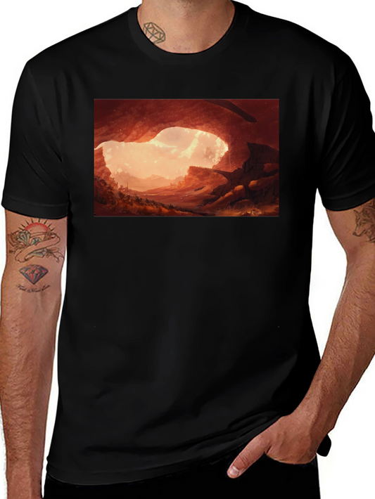 Cave Entrance Graphic Tee - Stylish Comfort