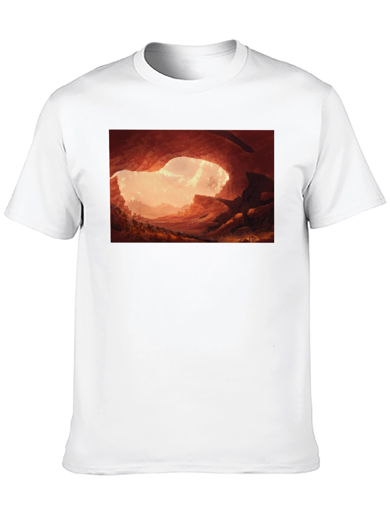 Cave Entrance Graphic Tee - Stylish Comfort