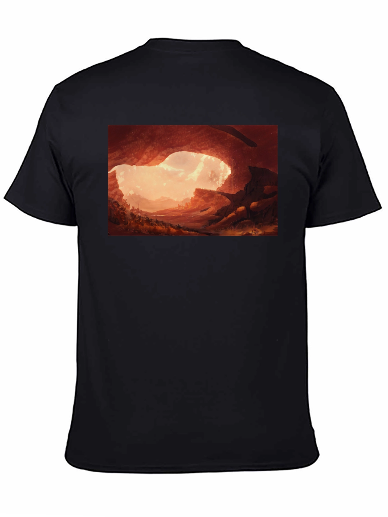 Cave Entrance Graphic Tee - Stylish Comfort