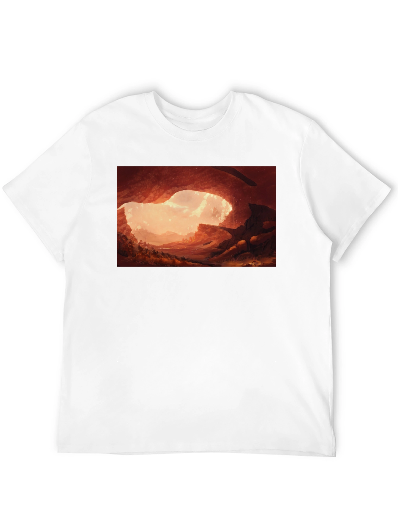 Cave Entrance Graphic Tee - Stylish Comfort