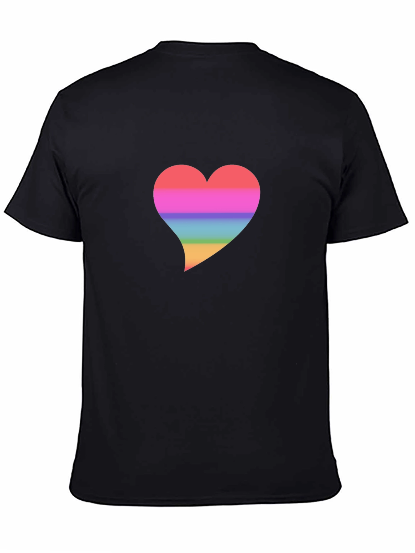 Rainbow Heart Graphic T-Shirt
