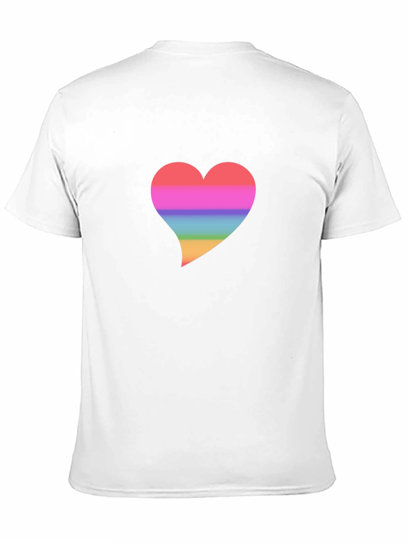 Rainbow Heart Graphic T-Shirt
