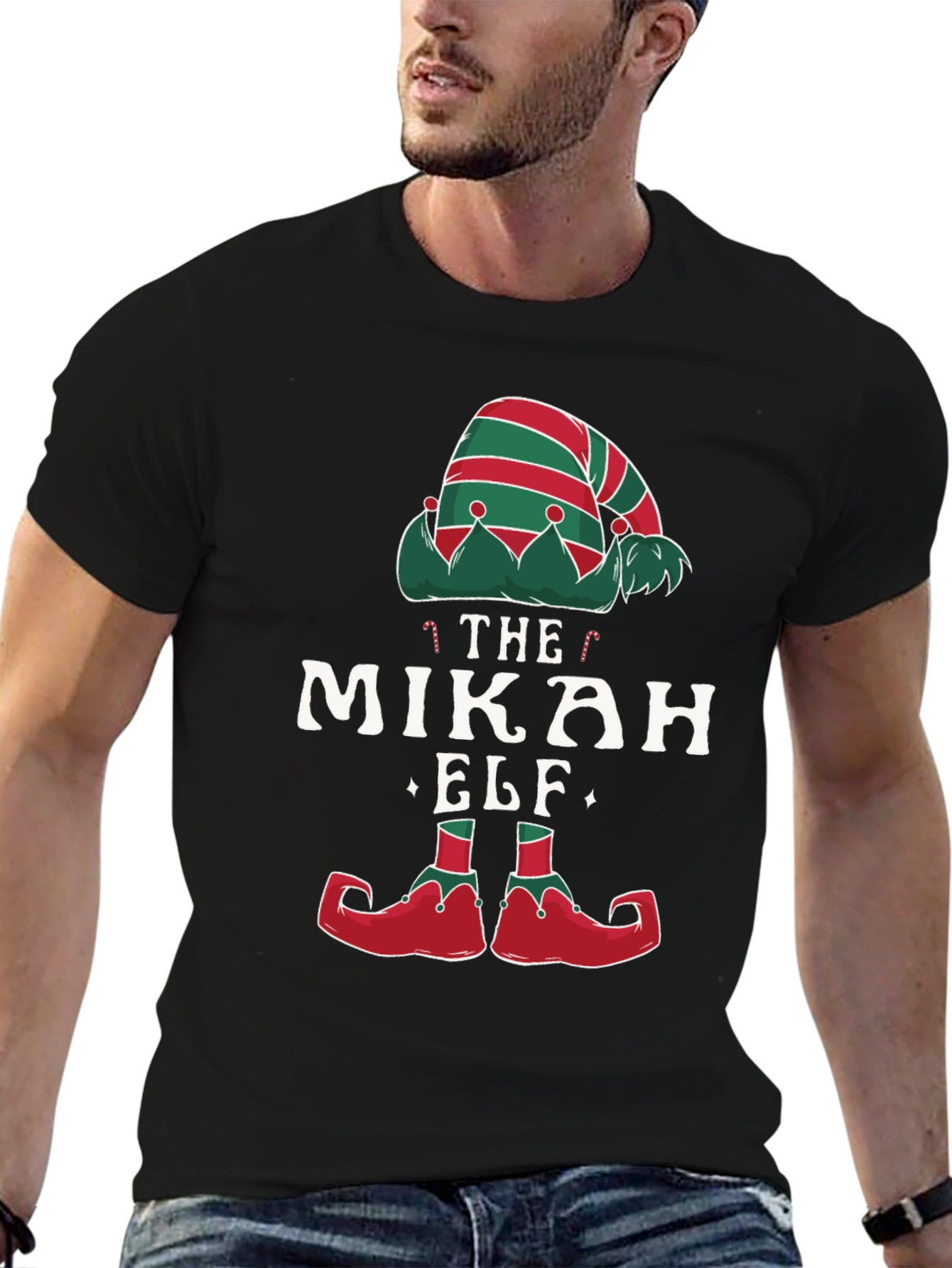 The Micah Elf Christmas Holiday Tee