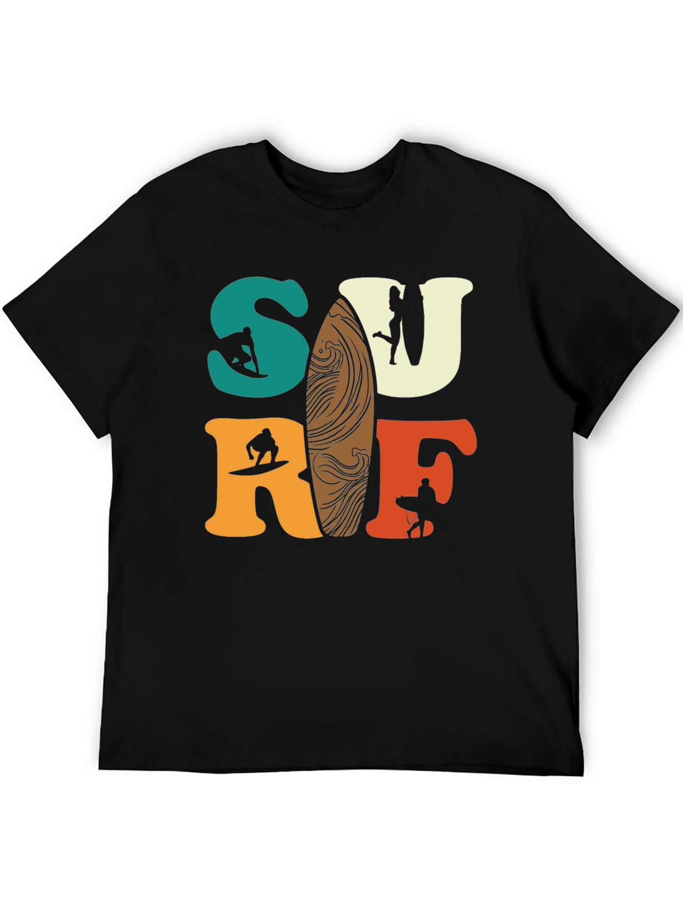 Surf T-Shirt - Retro Style Graphic Tee