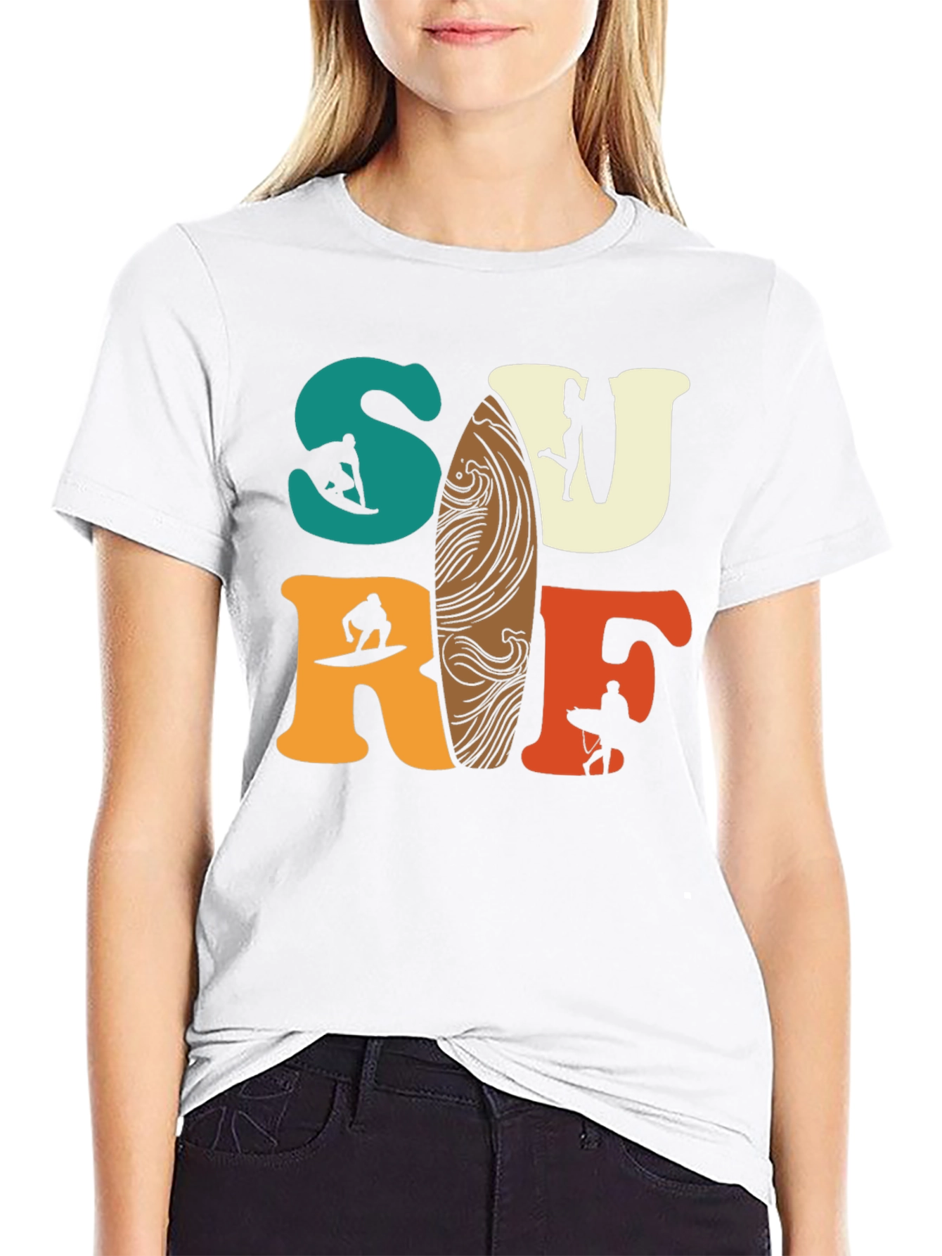 Surf T-Shirt - Retro Style Graphic Tee