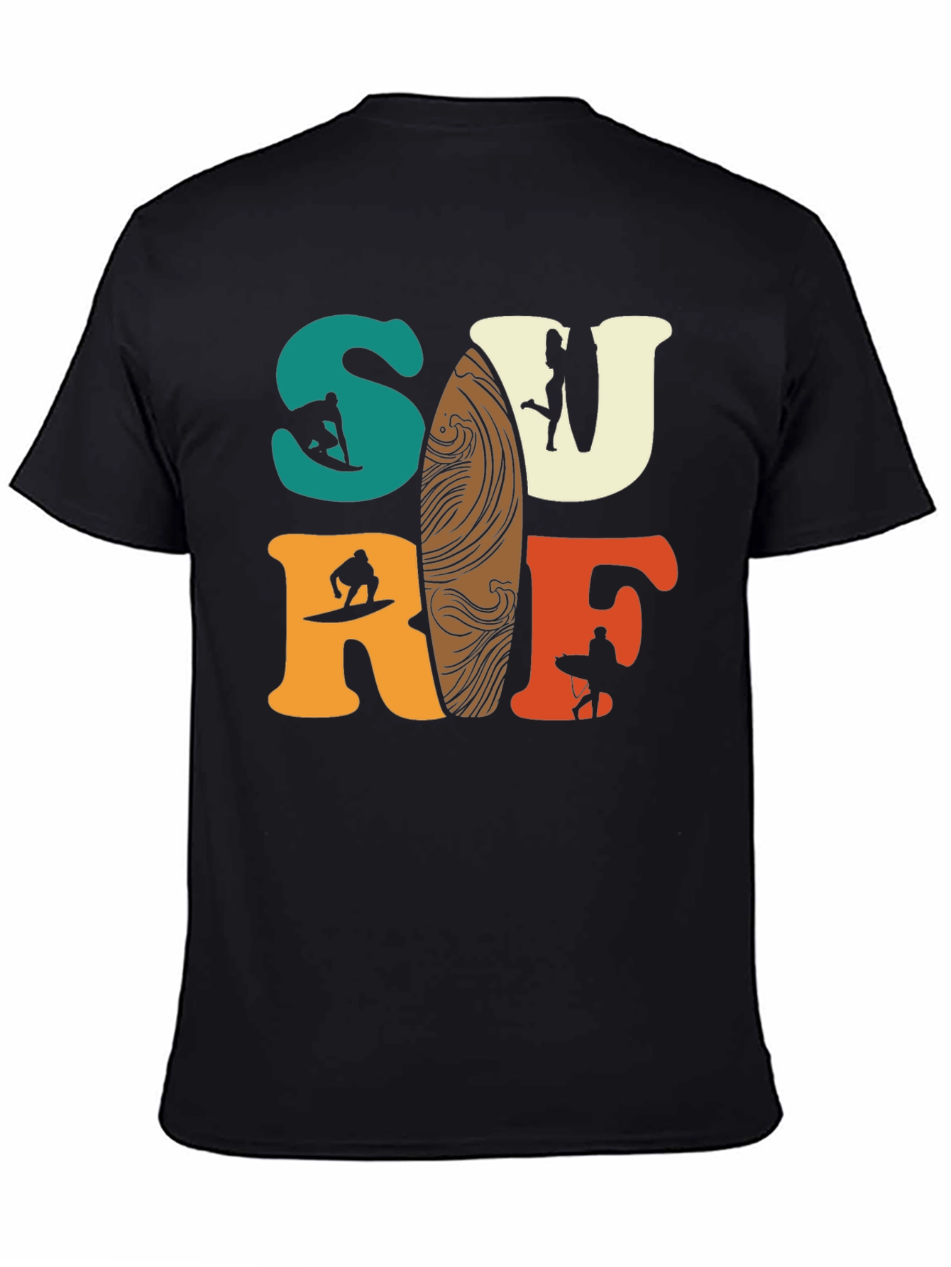 Surf T-Shirt - Retro Style Graphic Tee