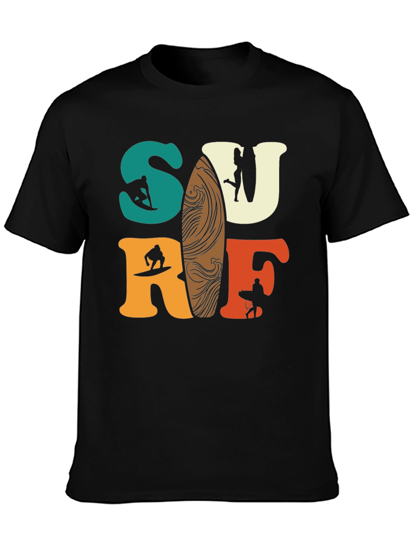 Surf T-Shirt - Retro Style Graphic Tee