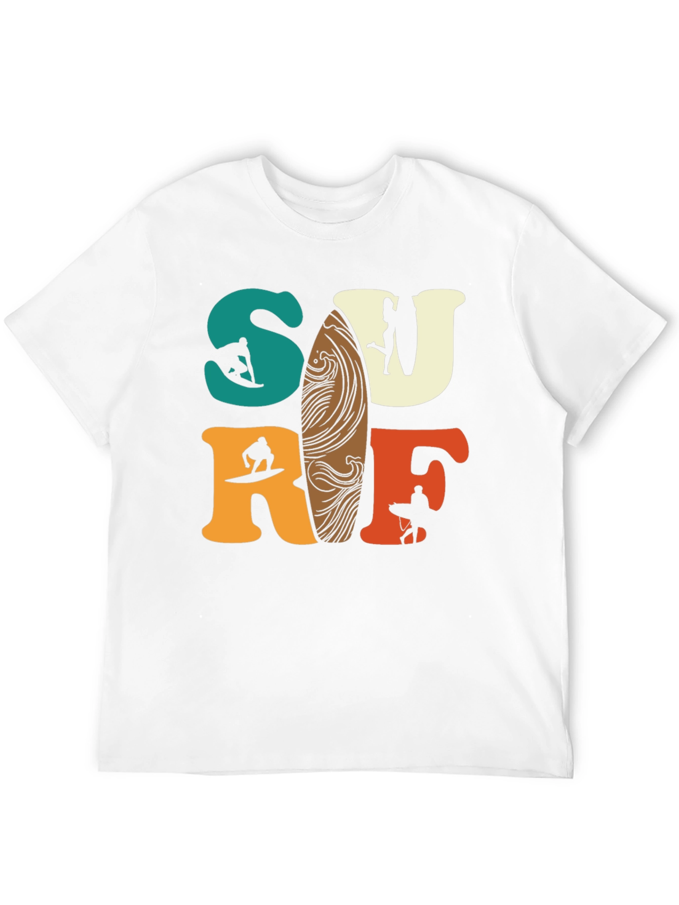 Surf T-Shirt - Retro Style Graphic Tee