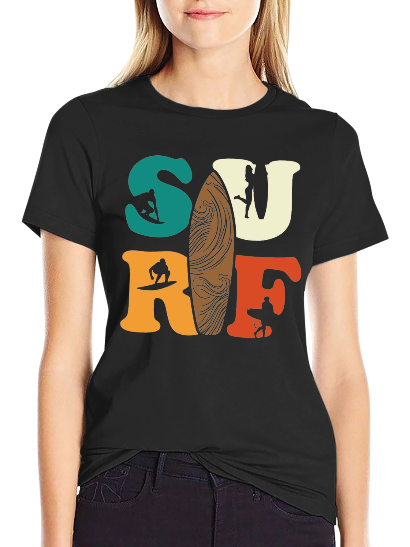 Surf T-Shirt - Retro Style Graphic Tee
