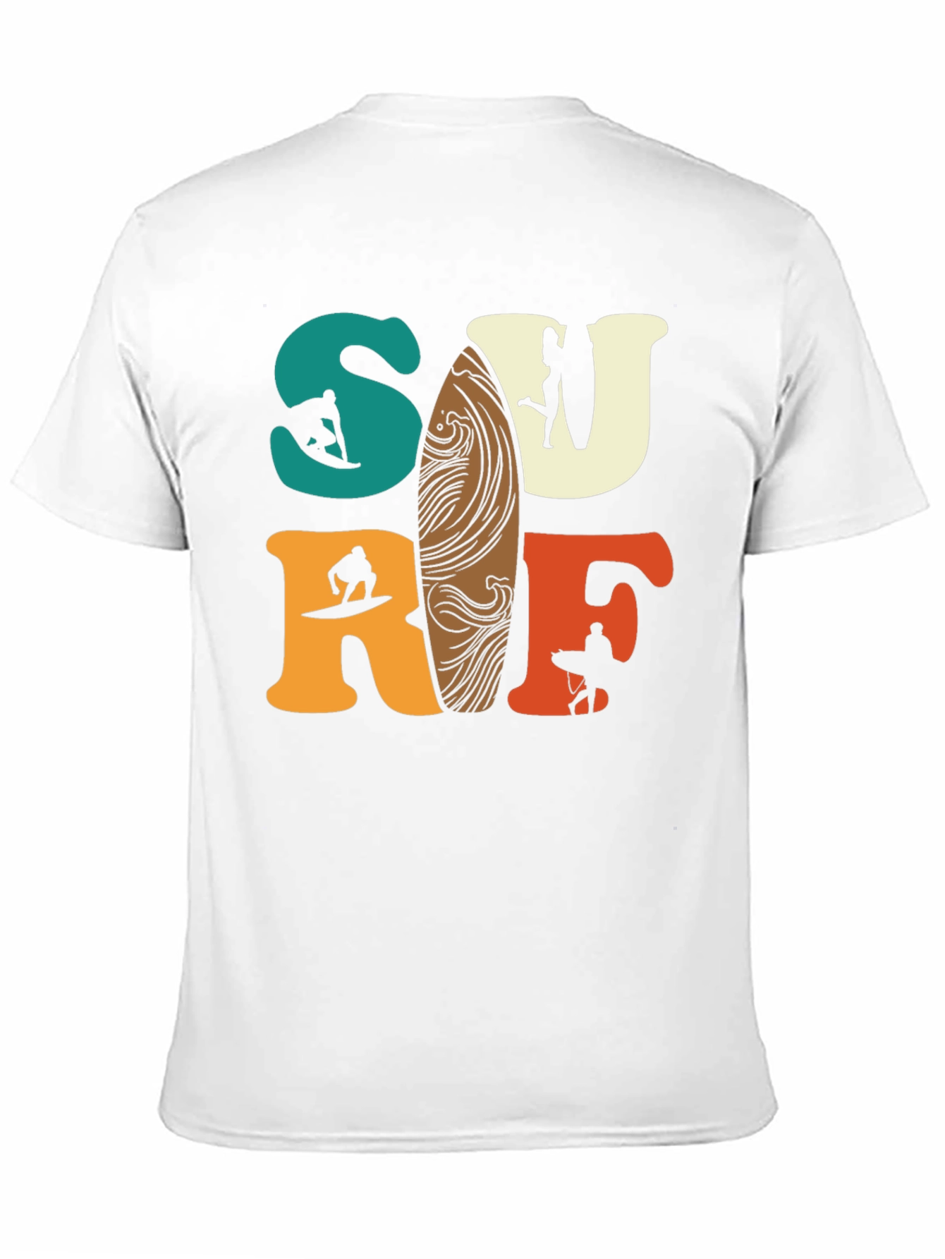 Surf T-Shirt - Retro Style Graphic Tee