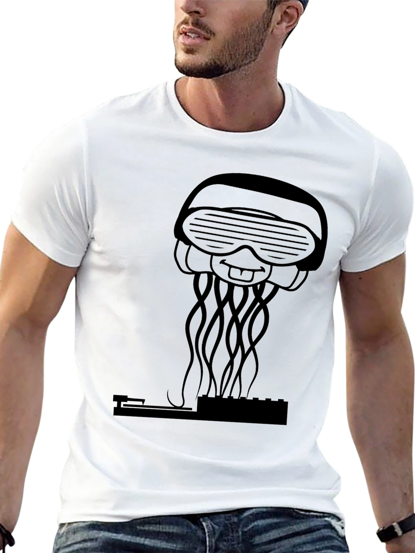 DJ Jellyfish Graphic Tee
