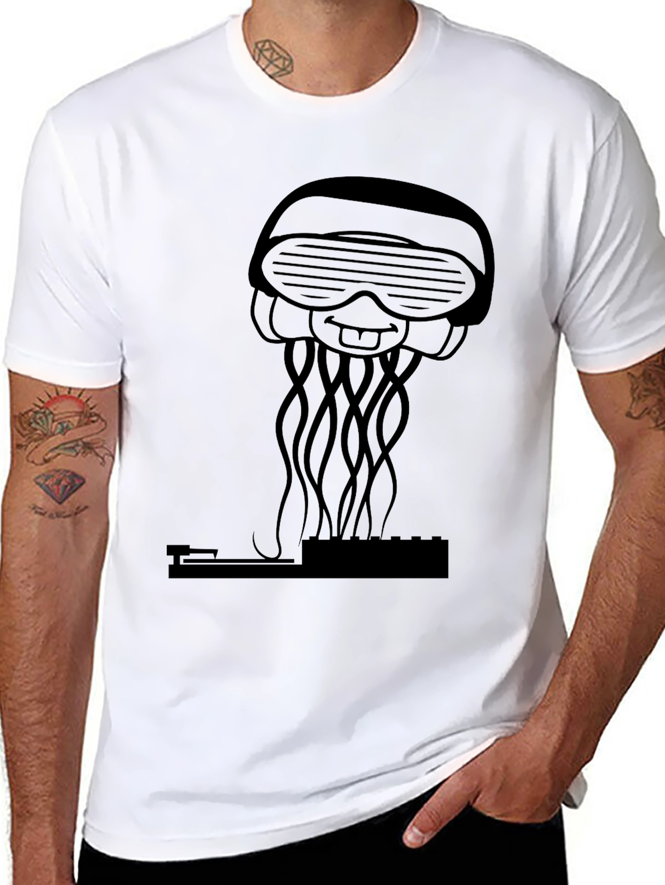 DJ Jellyfish Graphic Tee