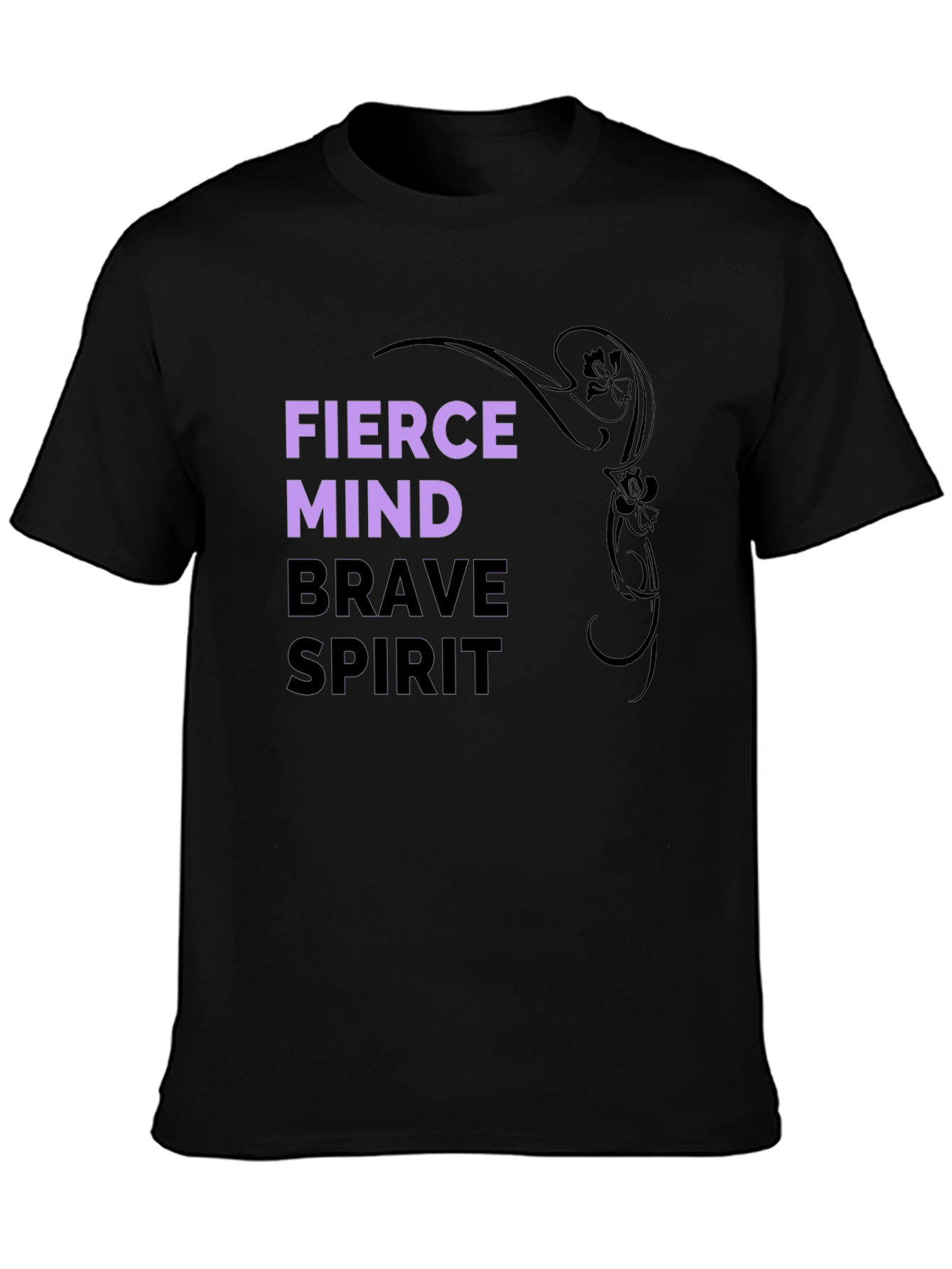 Fierce Mind Brave Spirit Graphic T-Shirt