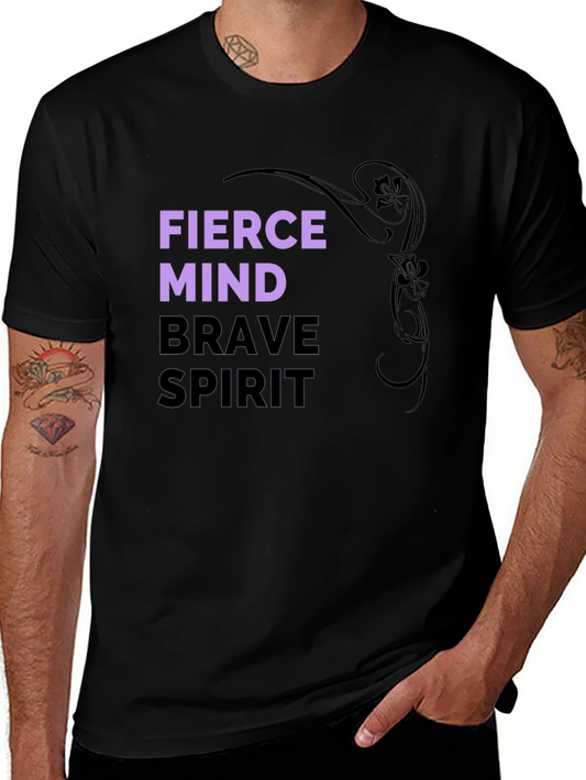 Fierce Mind Brave Spirit Graphic T-Shirt