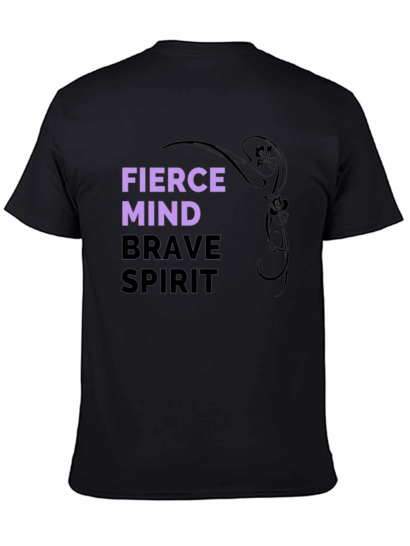 Fierce Mind Brave Spirit Graphic T-Shirt