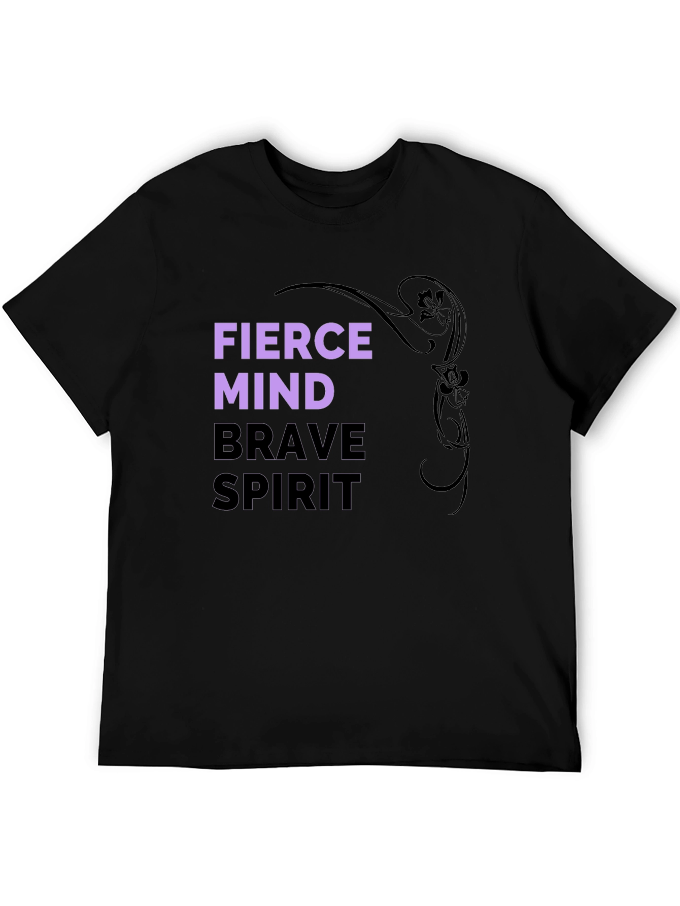 Fierce Mind Brave Spirit Graphic T-Shirt