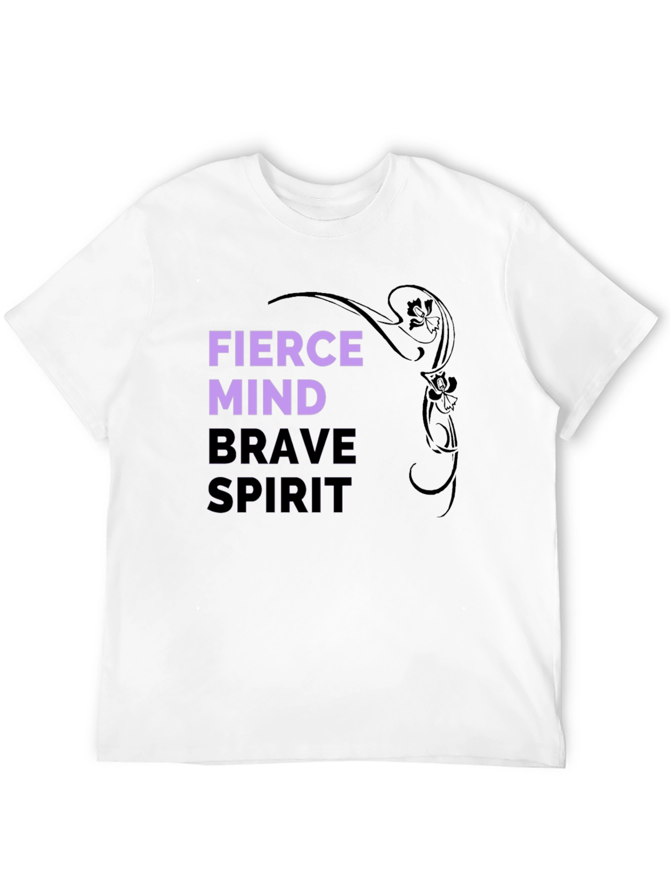 Fierce Mind Brave Spirit Graphic T-Shirt
