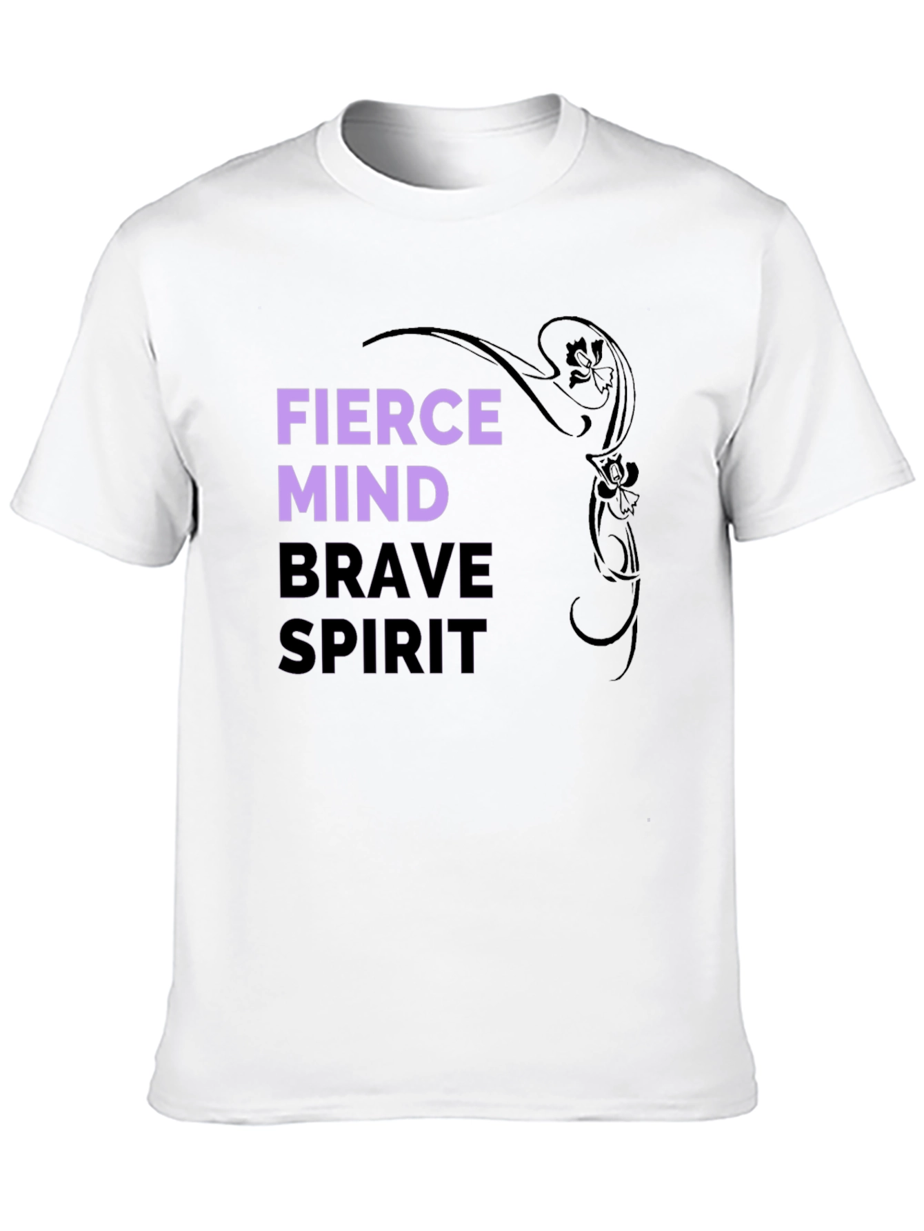Fierce Mind Brave Spirit Graphic T-Shirt