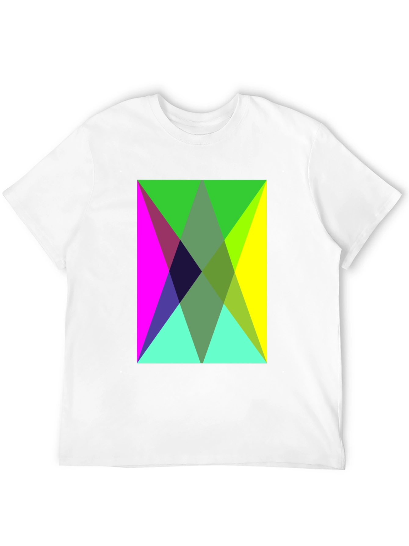 Geometric Triangle Pattern T-Shirt