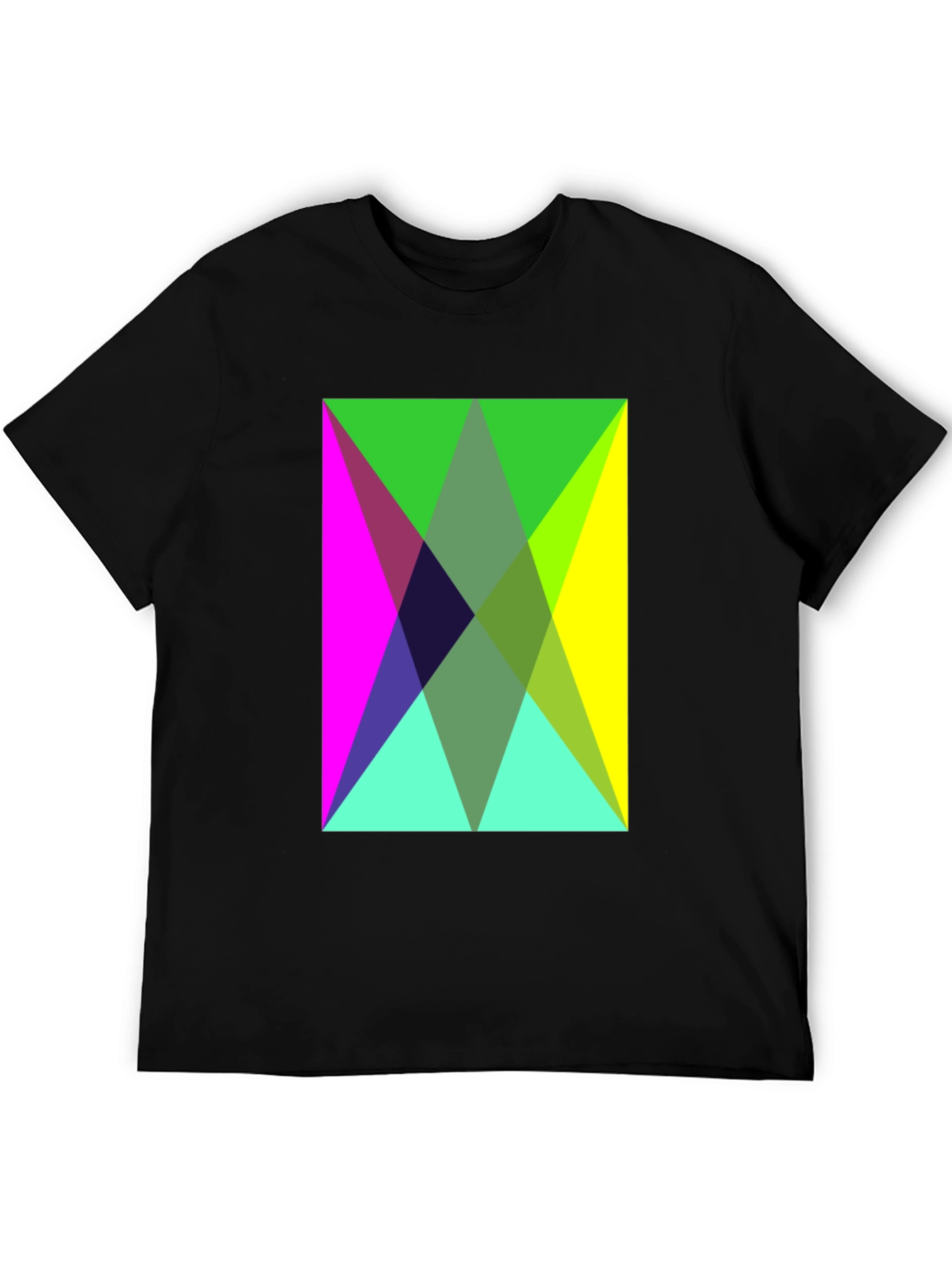 Geometric Triangle Pattern T-Shirt
