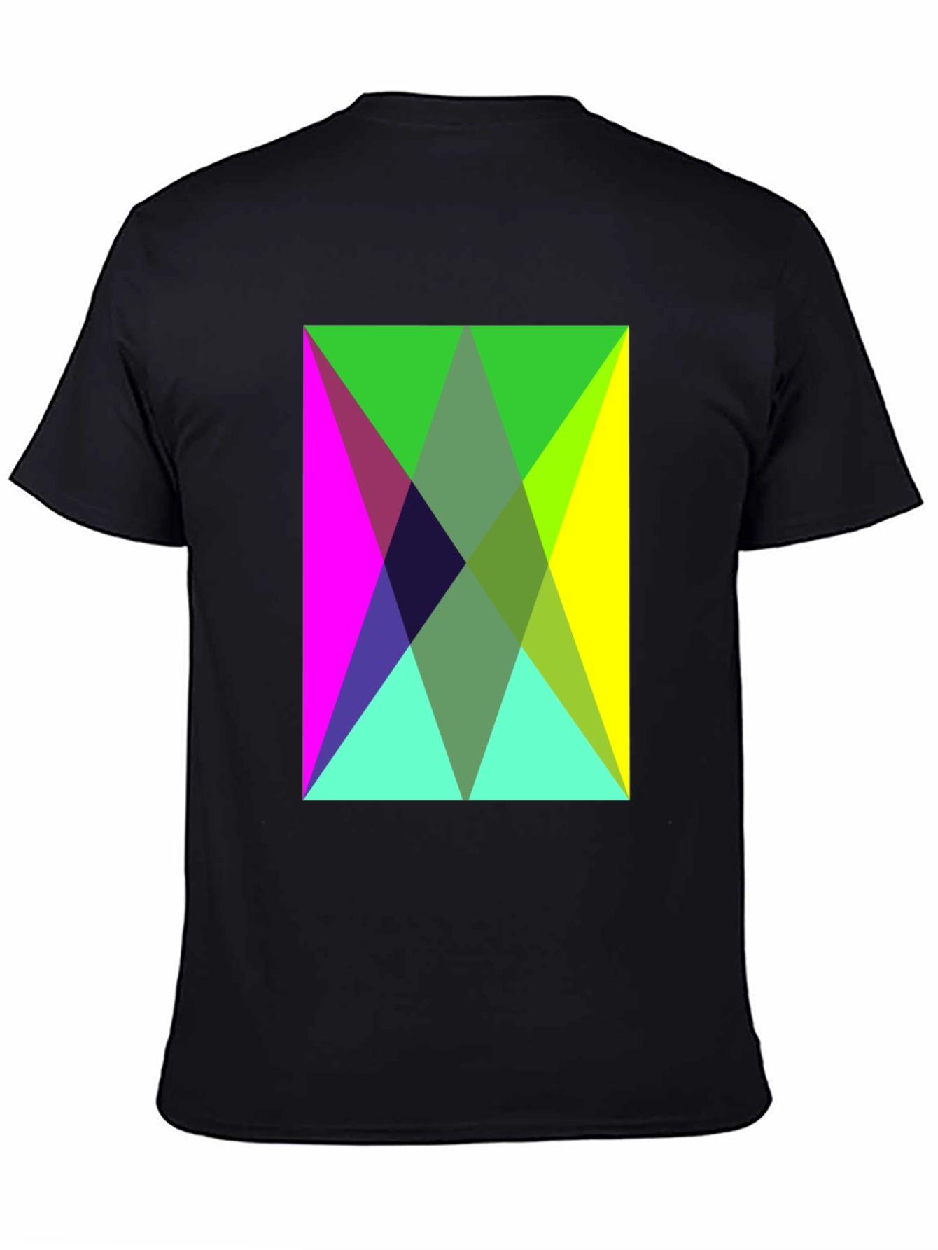 Geometric Triangle Pattern T-Shirt
