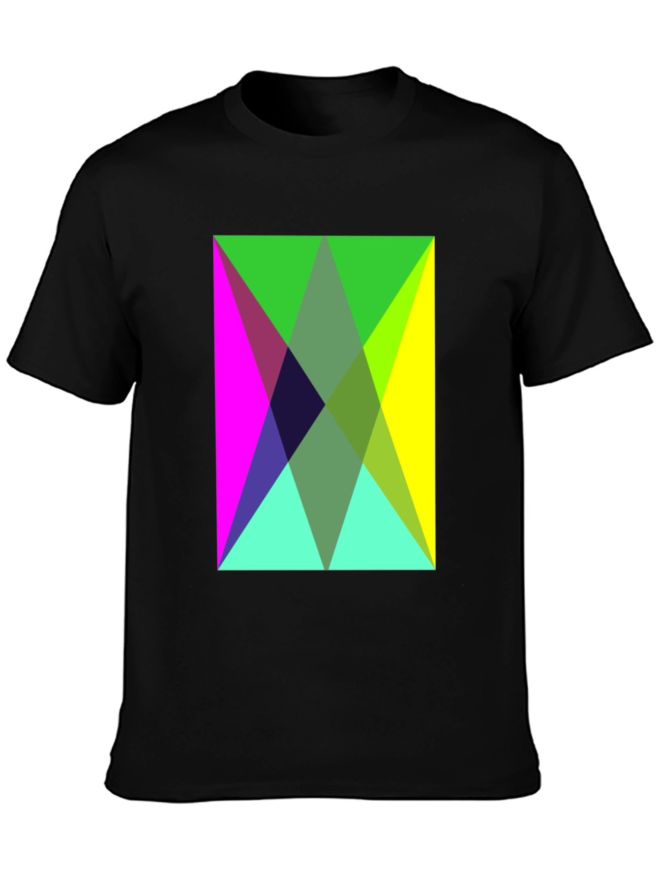 Geometric Triangle Pattern T-Shirt