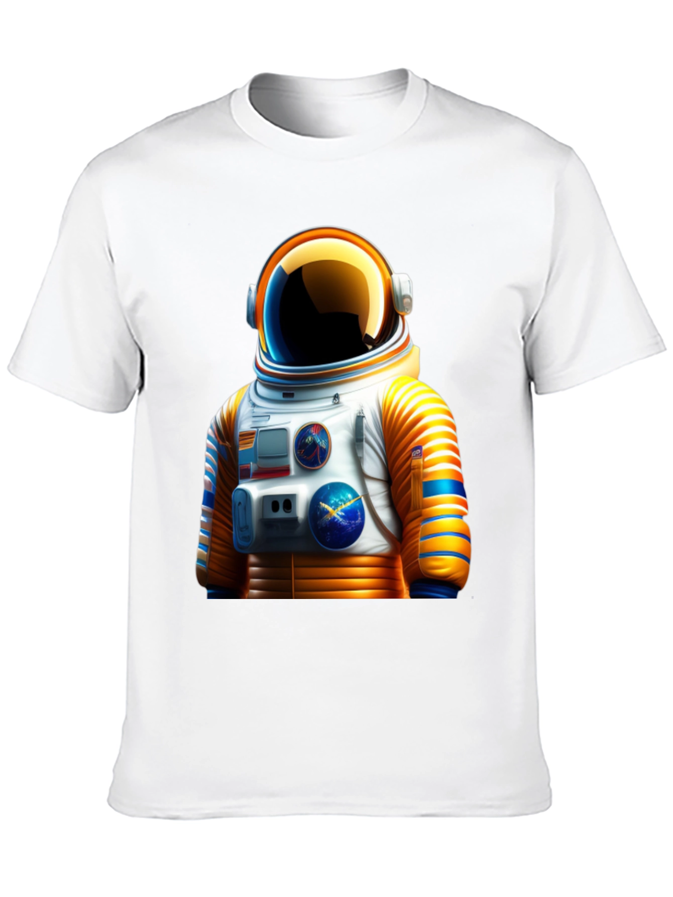 Astronaut Suit Graphic T-Shirt - Space Explorer Tee