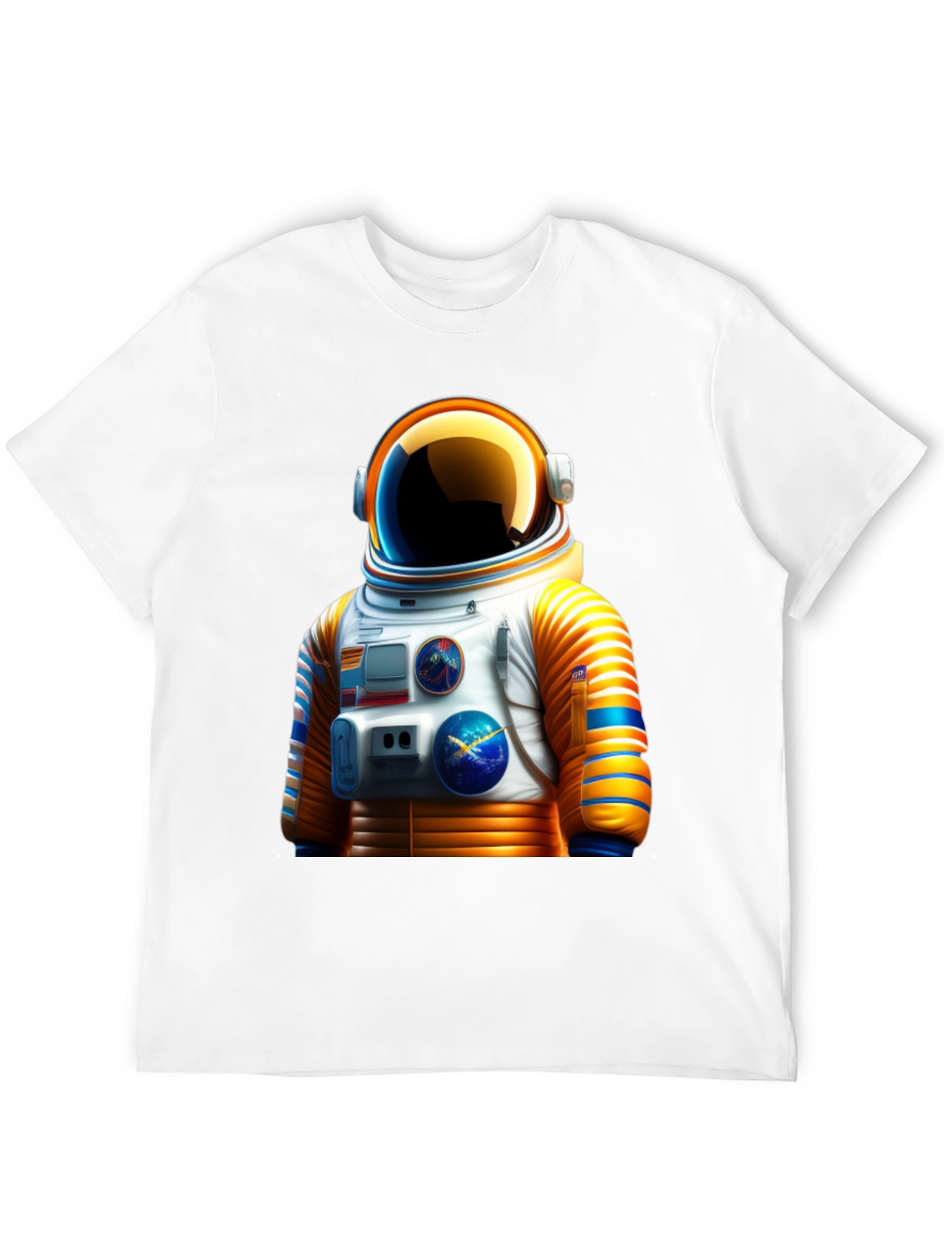 Astronaut Suit Graphic T-Shirt - Space Explorer Tee