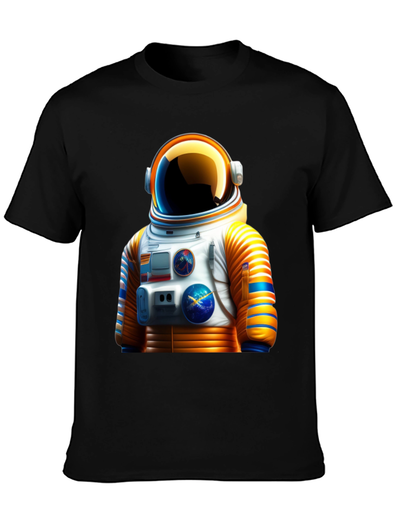 Astronaut Suit Graphic T-Shirt - Space Explorer Tee