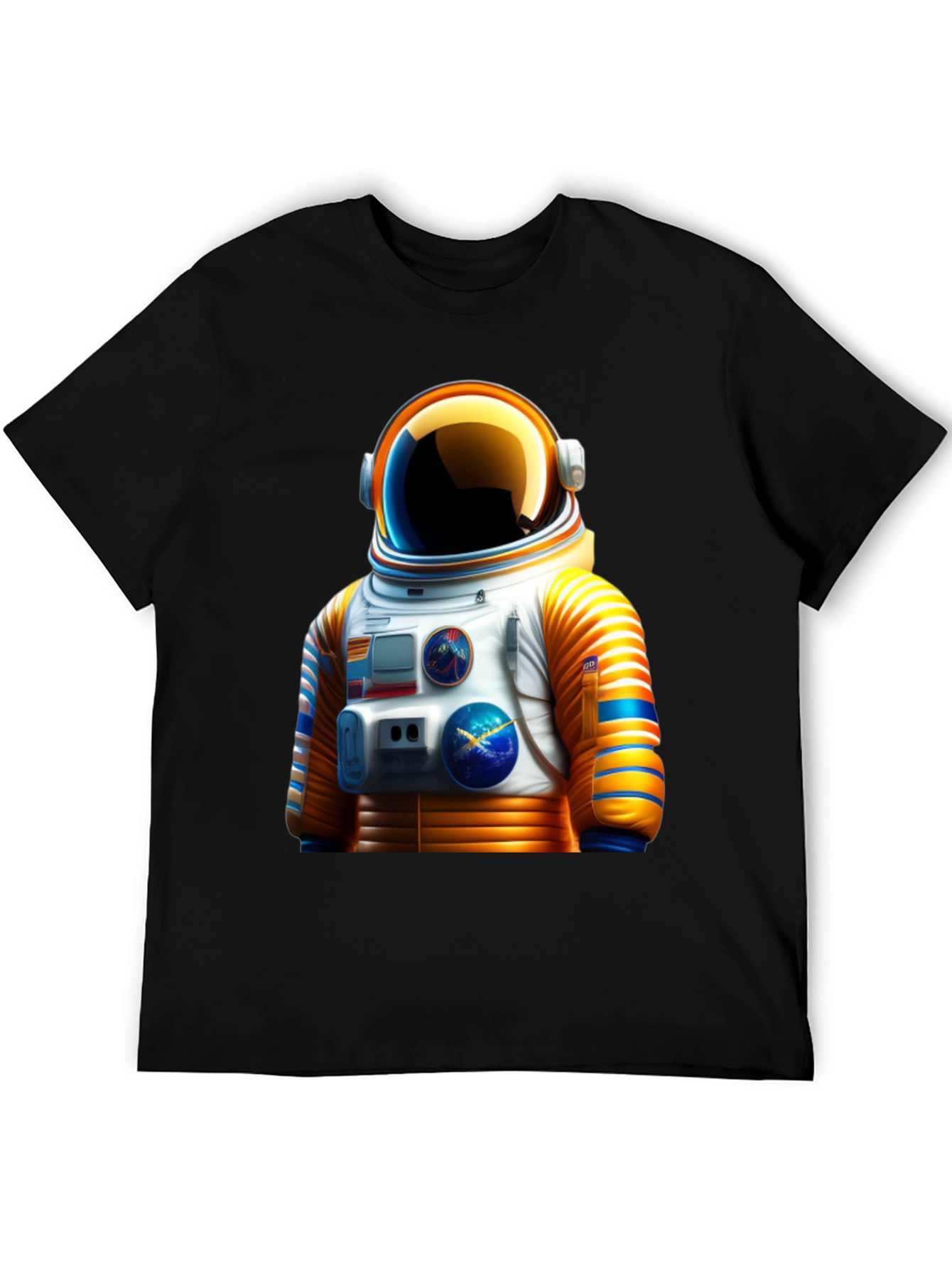 Astronaut Suit Graphic T-Shirt - Space Explorer Tee