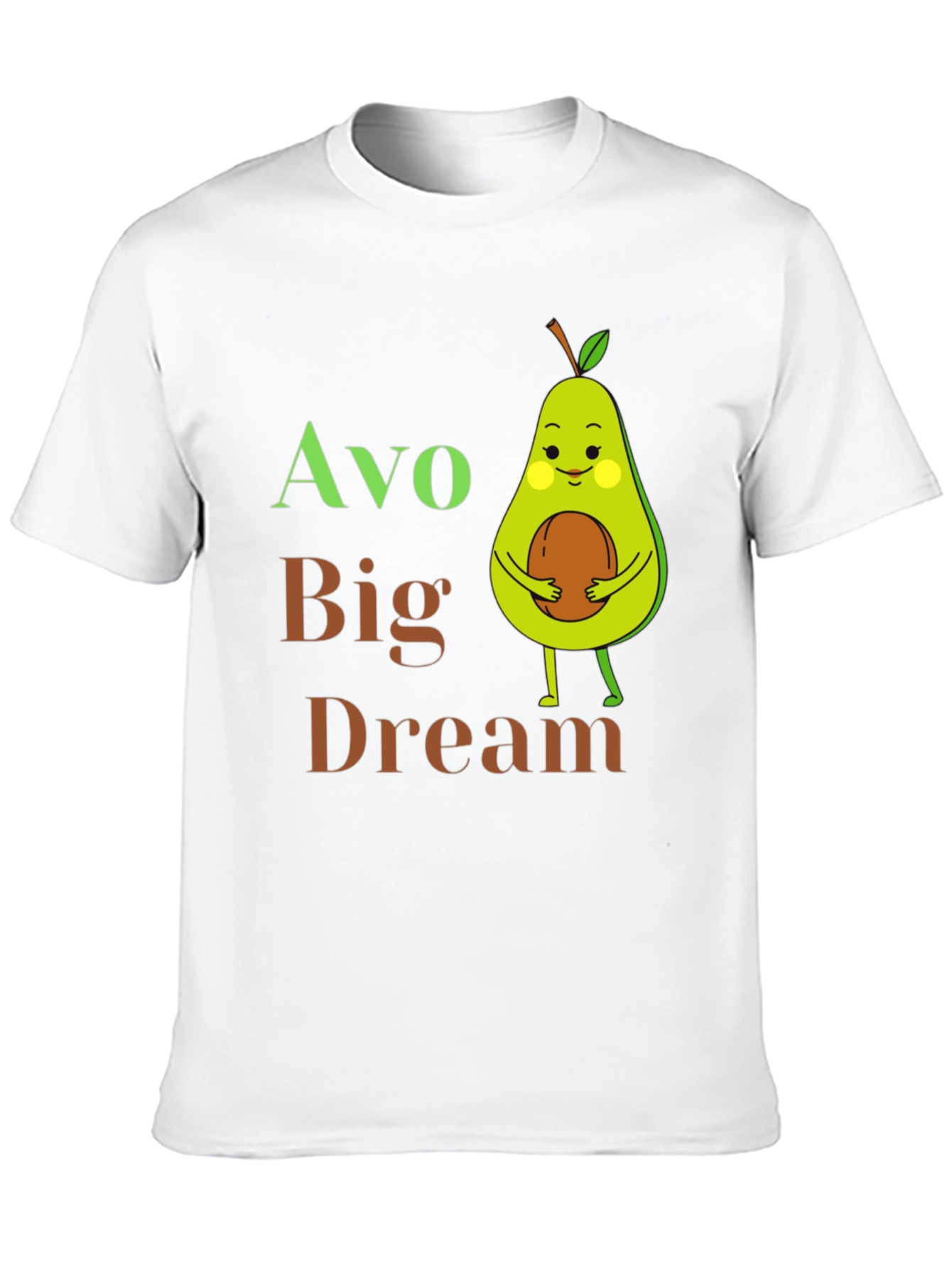 Avo Big Dream T-Shirt - Cute Avocado Graphic Tee