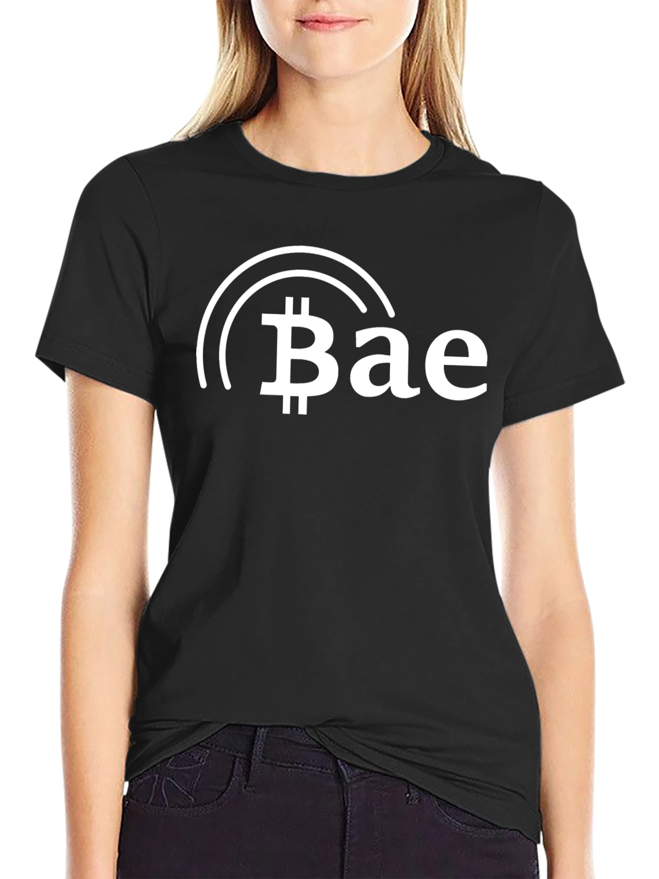 Bitcoin Bae Black T-Shirt - Crypto Fashion