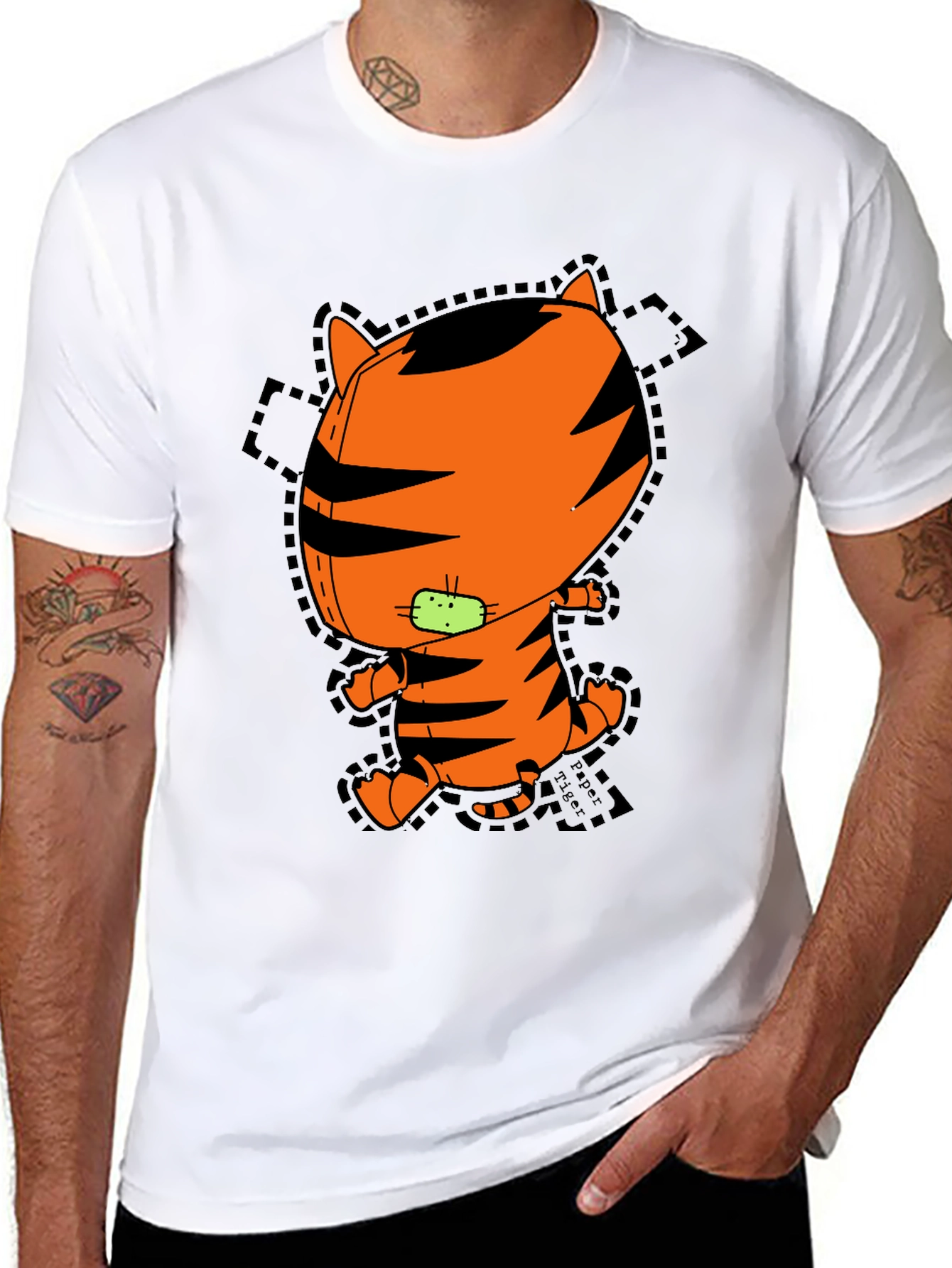 Paper Tiger Graphic T-Shirt