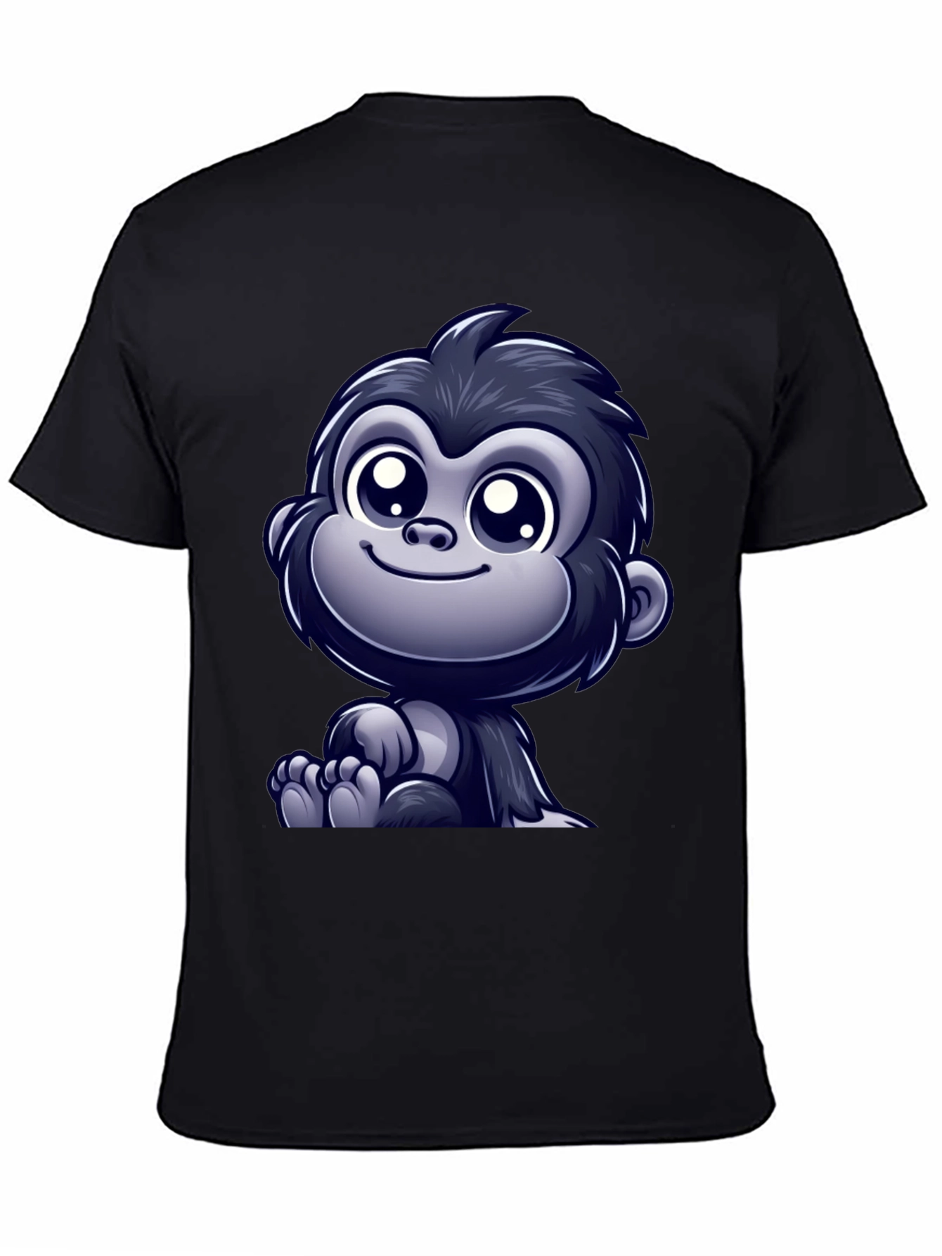 Cute Cartoon Gorilla Graphic T-Shirt