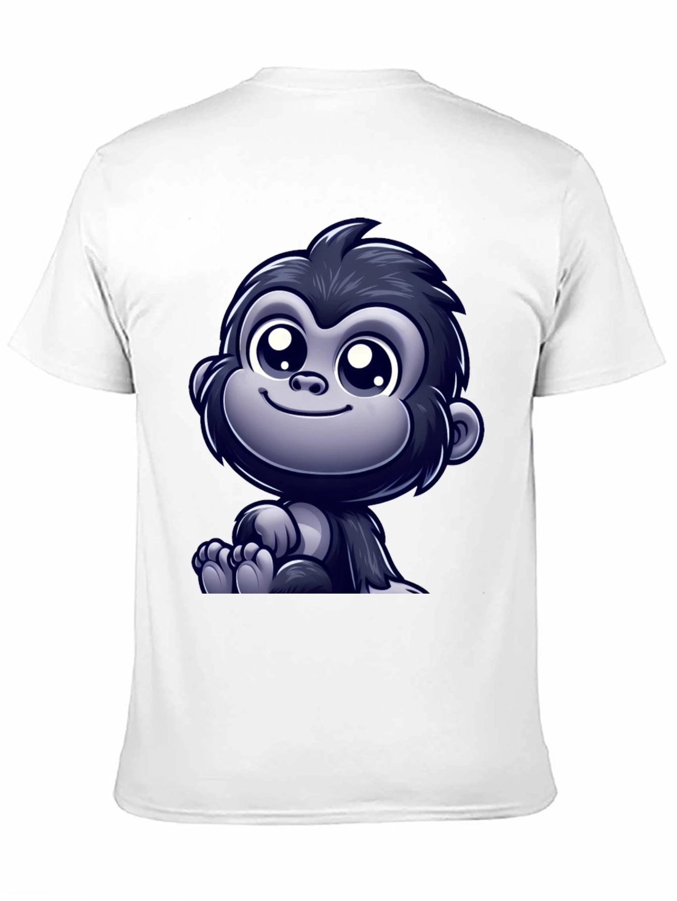 Cute Cartoon Gorilla Graphic T-Shirt