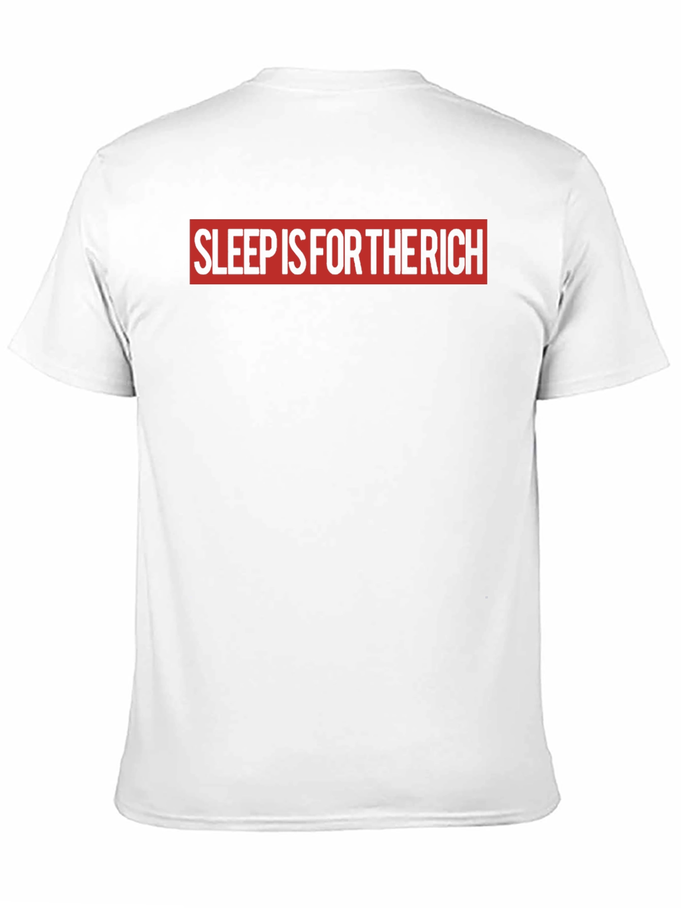 Sleep Is For The Rich Black Graphic Tee