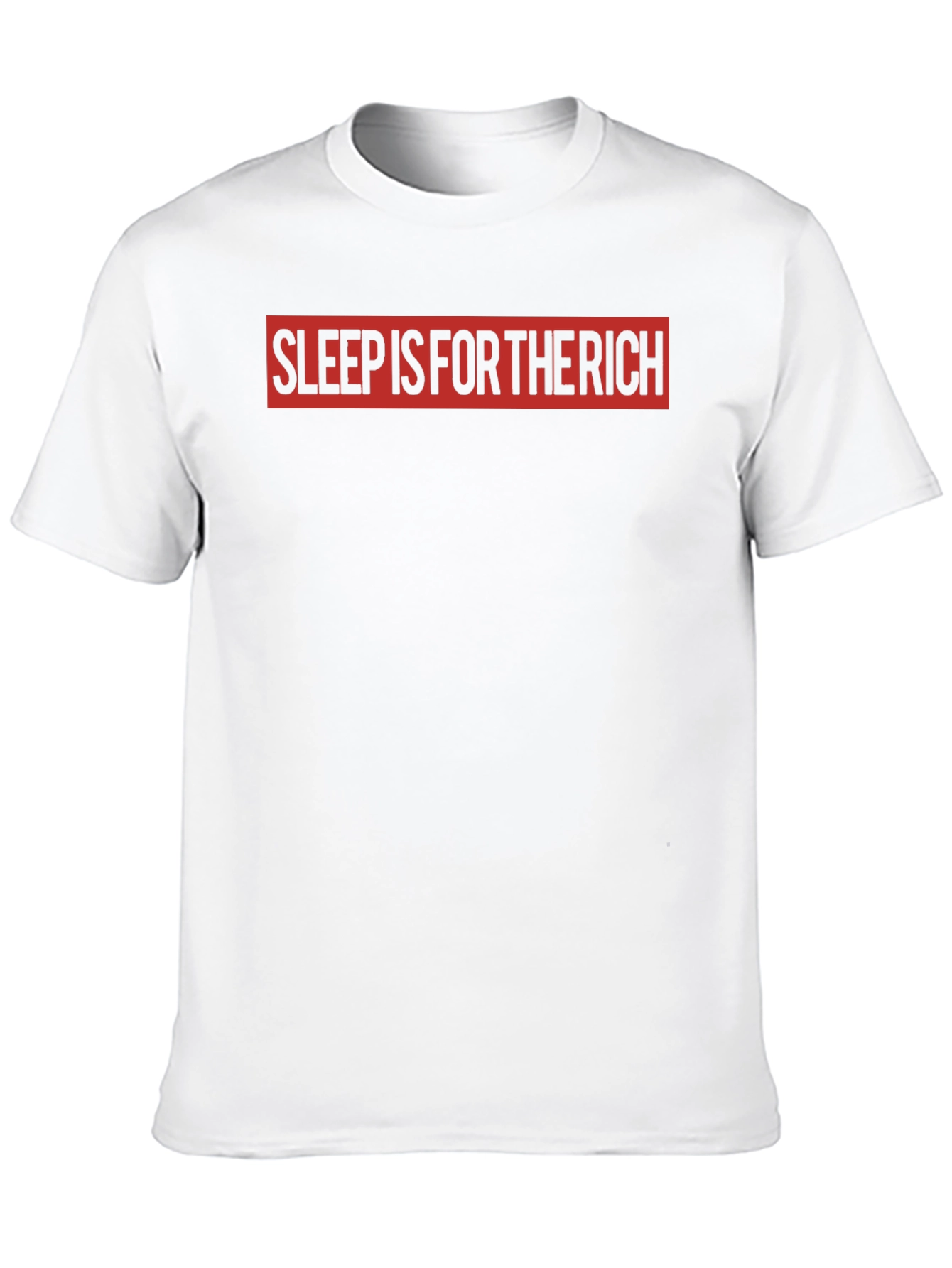 Sleep Is For The Rich Black Graphic Tee