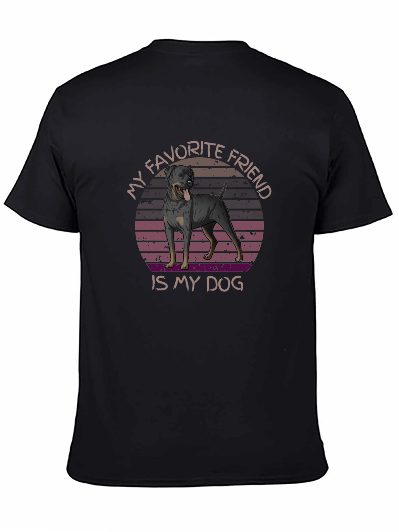 My Favorite Friend Dog Graphic T-Shirt