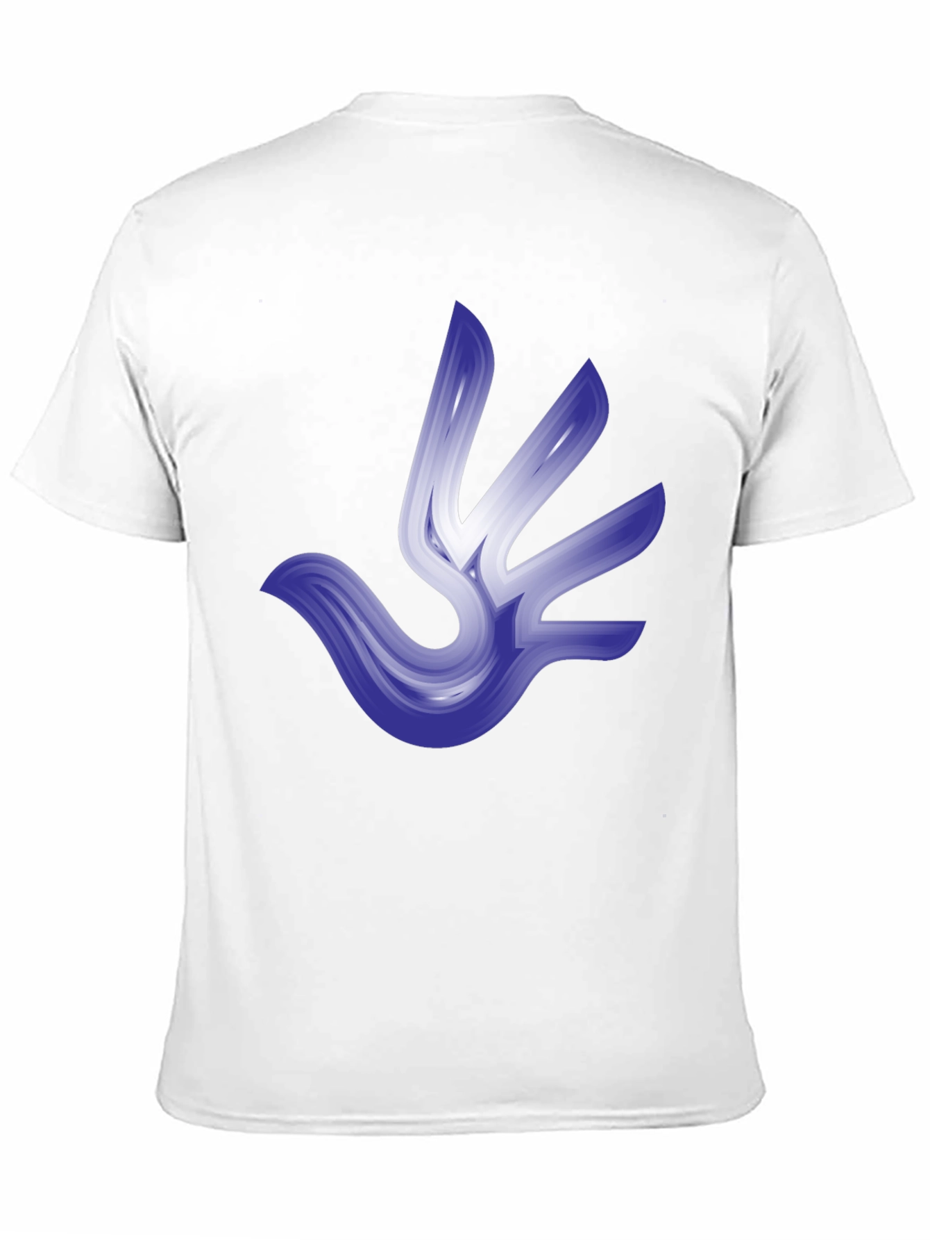 Abstract Bird Graphic T-Shirt - Stylish Black Tee