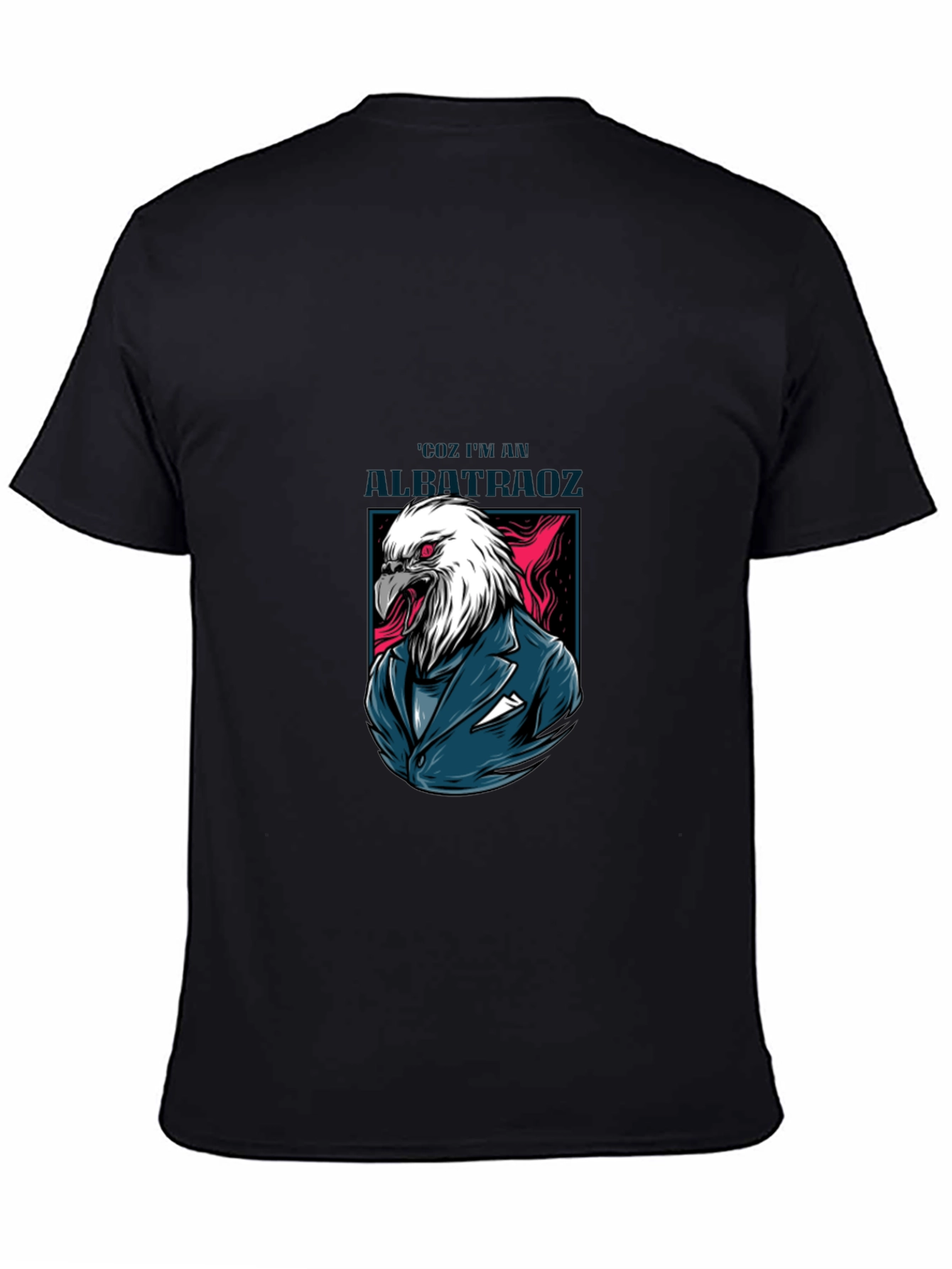Eagle Suit Graphic Print Tee - Cool Menswear