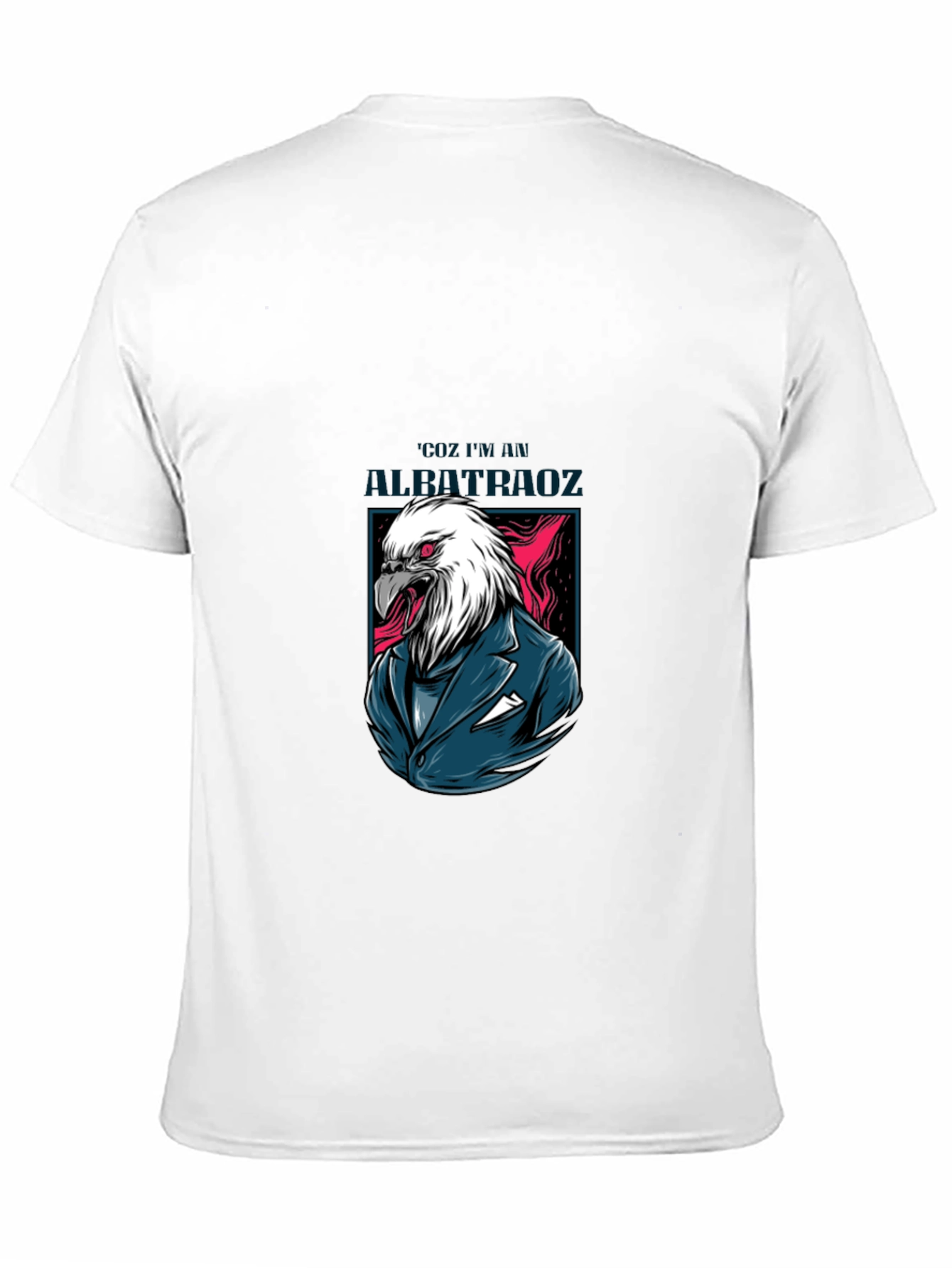 Eagle Suit Graphic Print Tee - Cool Menswear