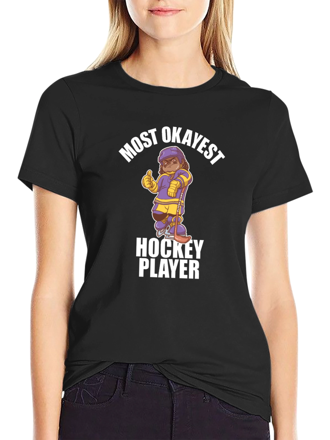 Most Okayest Hockey Player T-Shirt